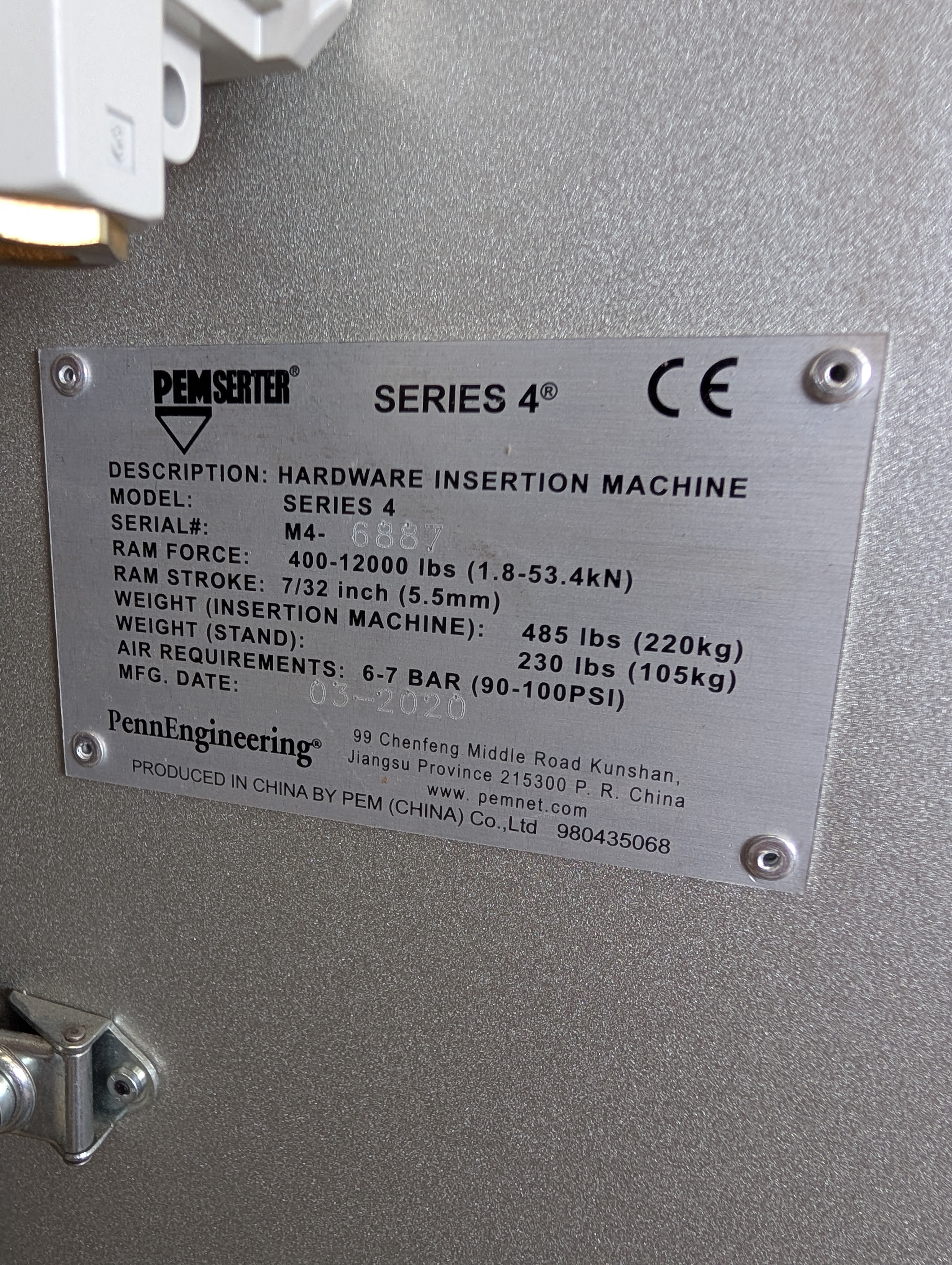 Used 2020 PERMSERTER Series 4 Press