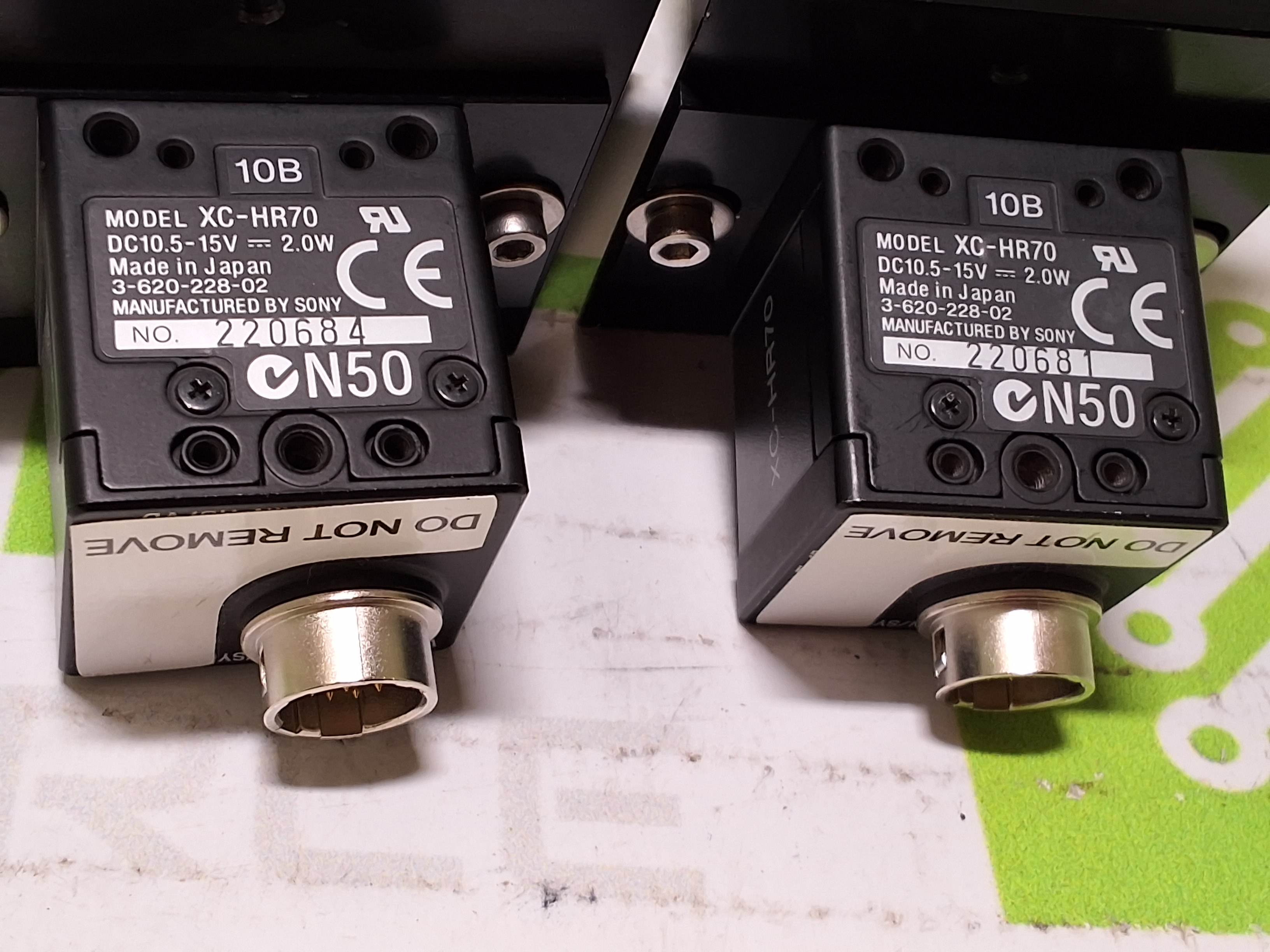 Used SONY XC-HR70 CAMERA WITH FUJINON 1:1.6/35mm LENS