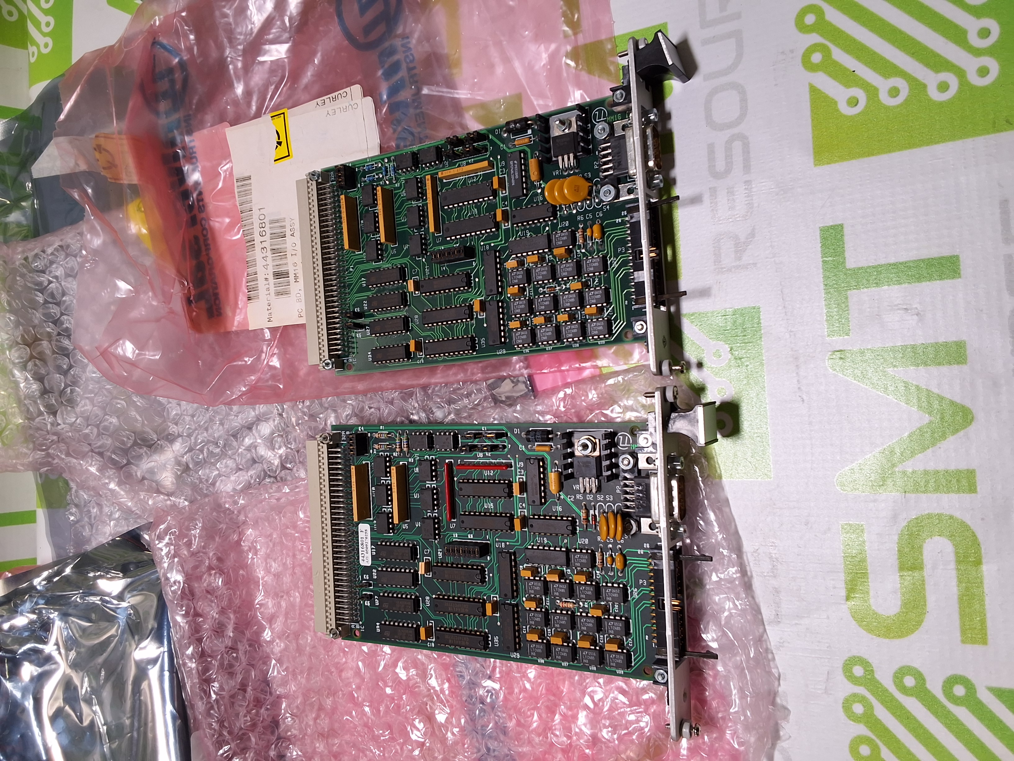 Used UNIVERSAL INSTRUMENTS 44316801 MM16 I/O ASM BOARD