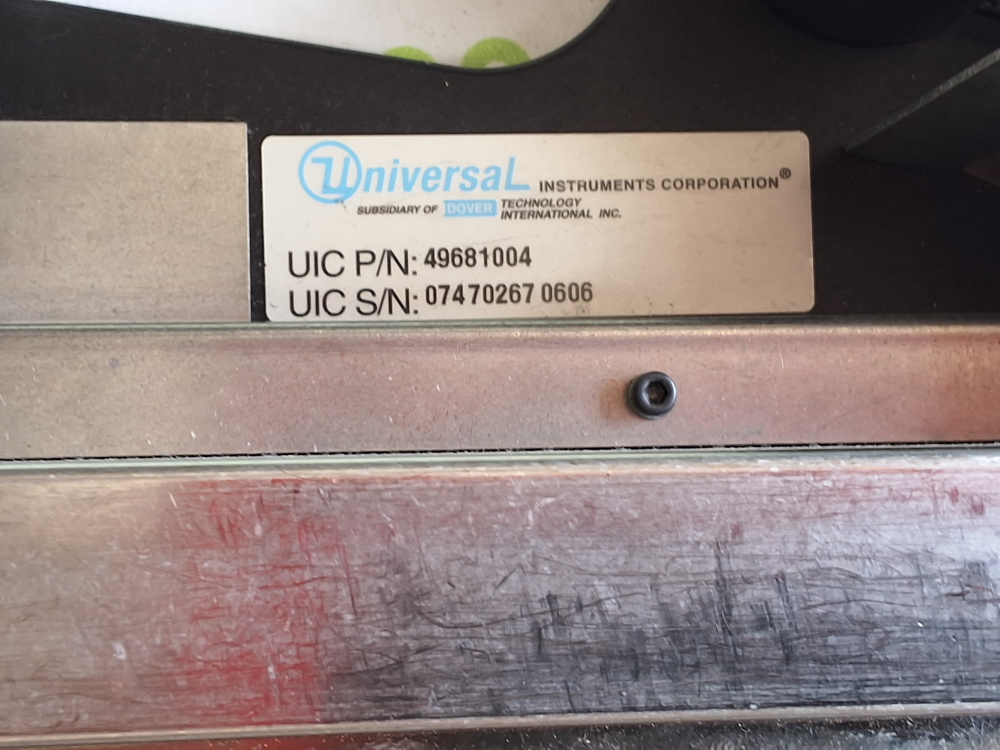 Used UNIVERSAL INSTRUMENTS 49681004 72mm GREEN PRECISIONPRO TAPE FEEDER