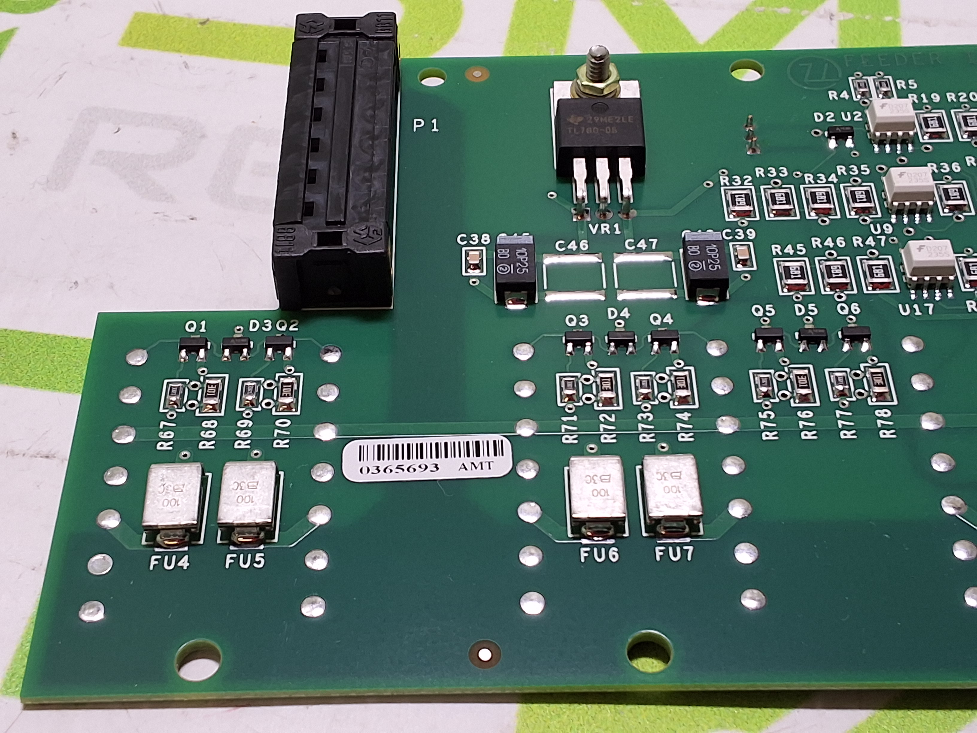 UNIVERSAL INSTRUMENTS PCA FEEDER INTERFACE BOARD 49345404-B - BRAND NEW