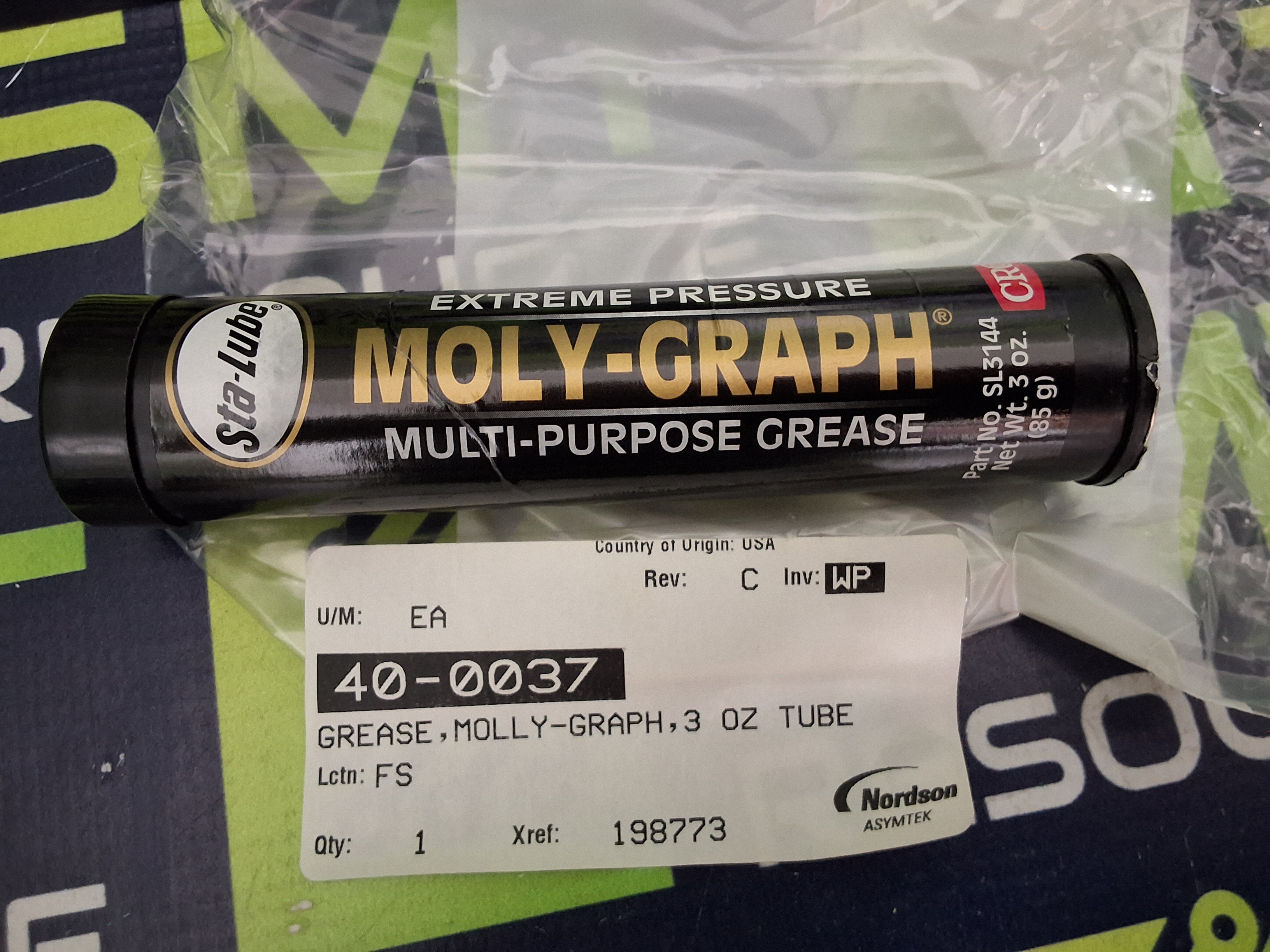STA-LUBE SL3144 MOLY-GRAPH EXTREME PRESSURE MULTI-PURPOSE GREASE - NEW