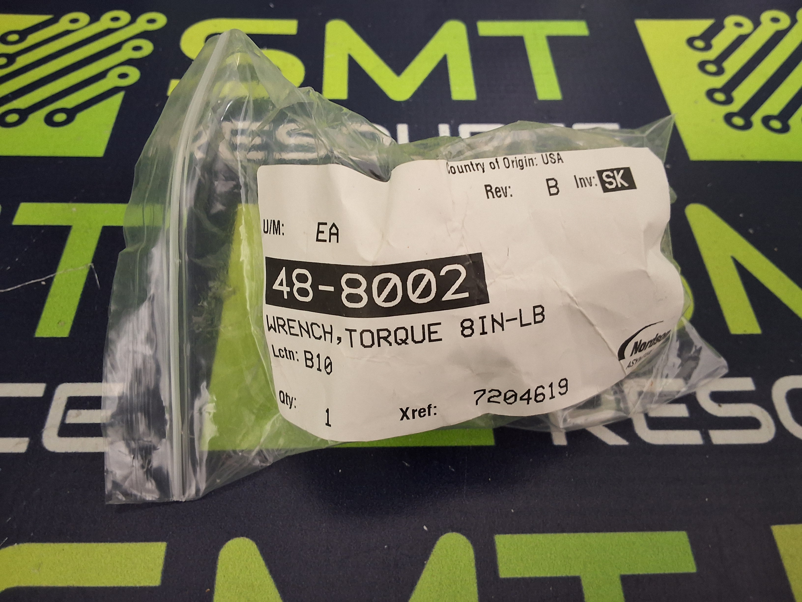 ASYMTEK NORDSON 48-8002 TORQUE WRENCH 8 IN-LB - BRAND NEW