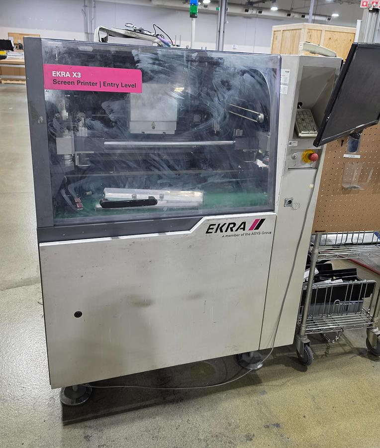 Used EKRA X3 Screen Printer