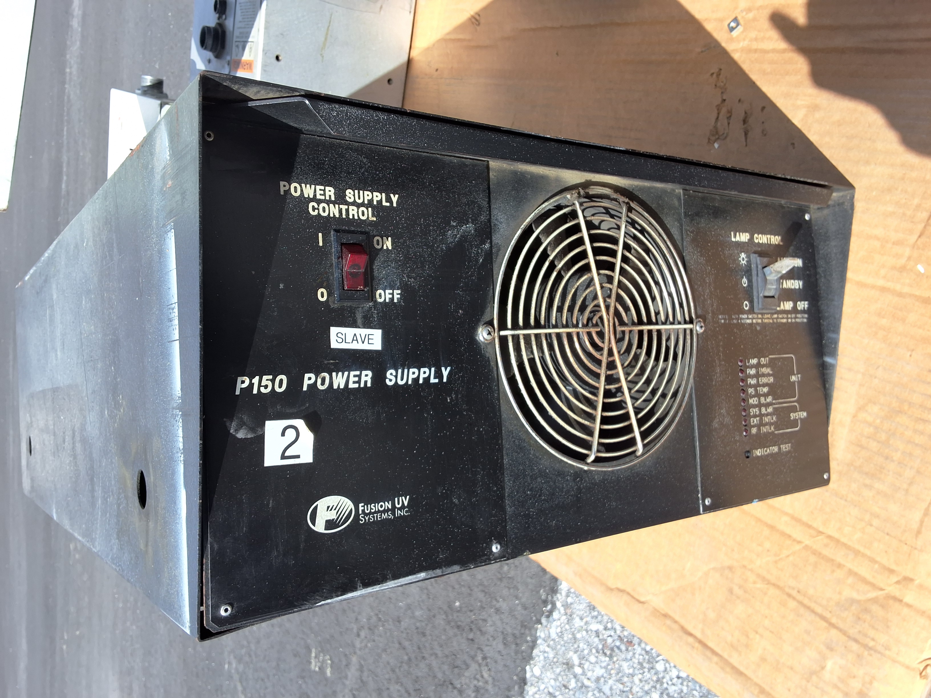 Used FUSION UV SYSTEMS P150 / 078871 POWER SUPPLY 3-PHASE 480V 10A 60Hz