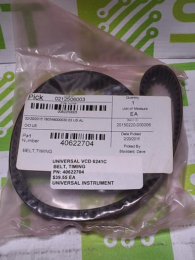 UNIVERSAL INSTRUMENTS 40622704 TIMING BELT - BRAND NEW