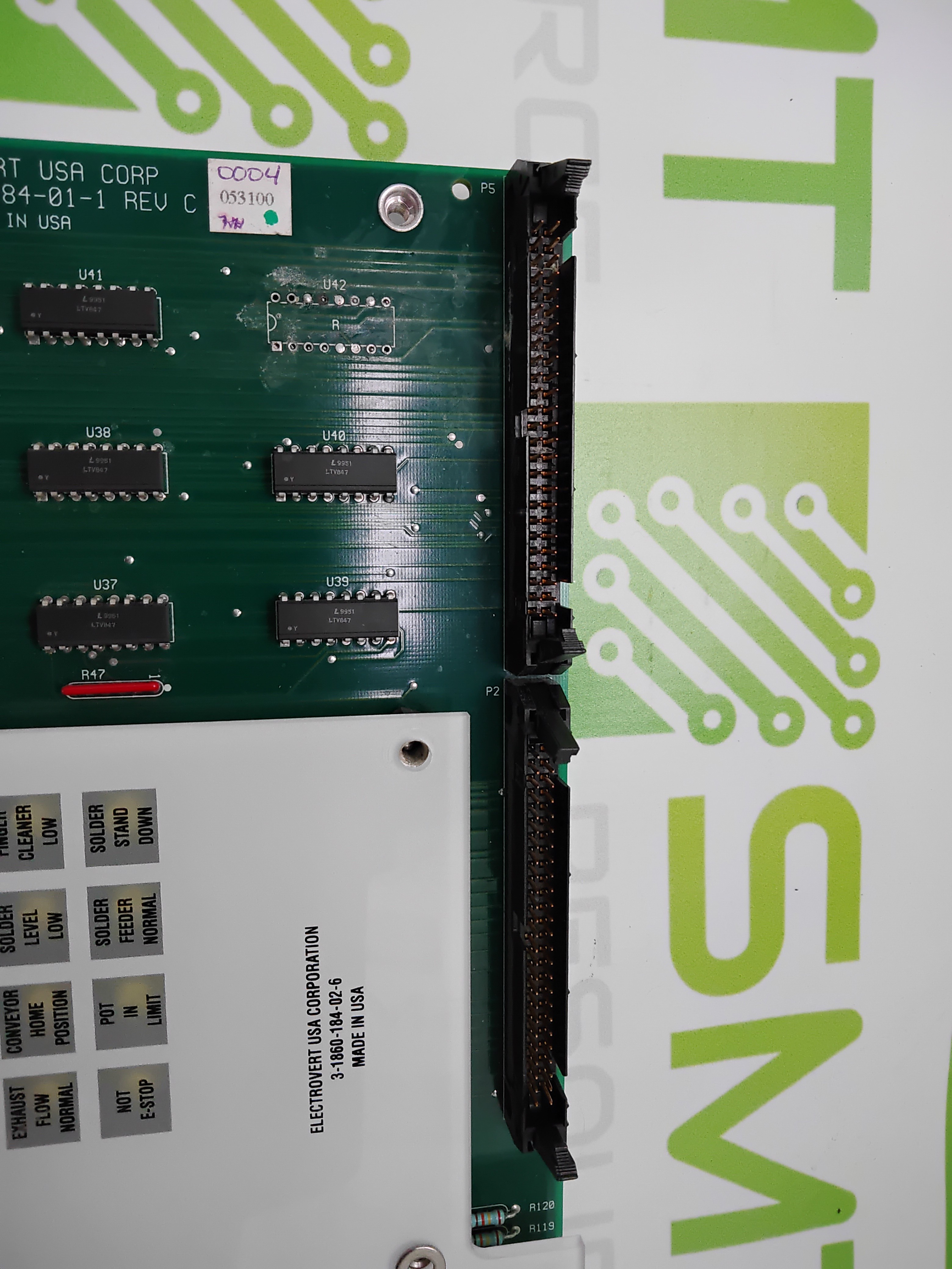 Used ELECTROVERT 6-1860-184-01-1 I/O BOARD