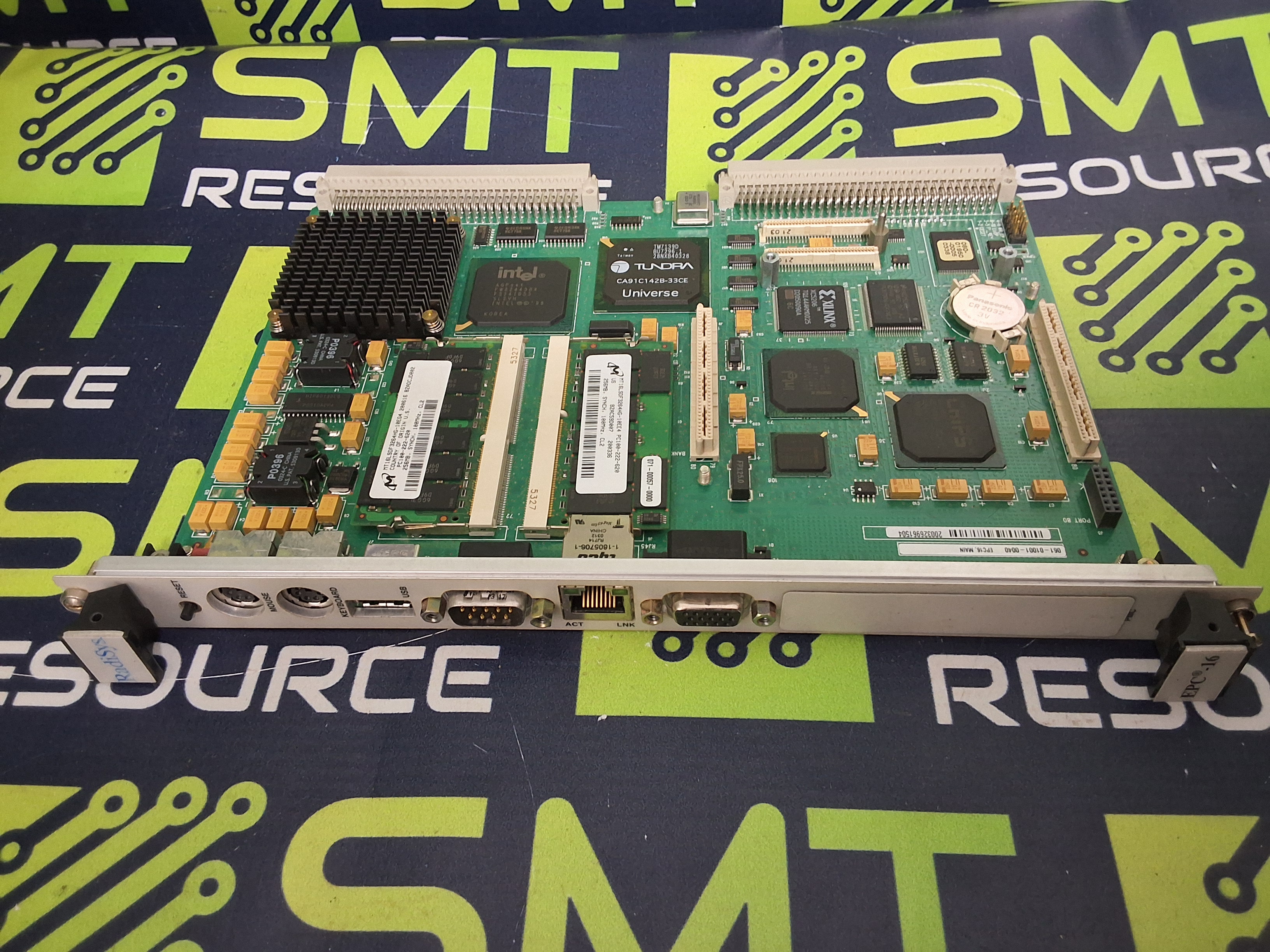 Used UNIVERSAL INSTRUMENTS 061-01001-0040 RadiSys EPC-16 MAIN CONTROLLER BOARD