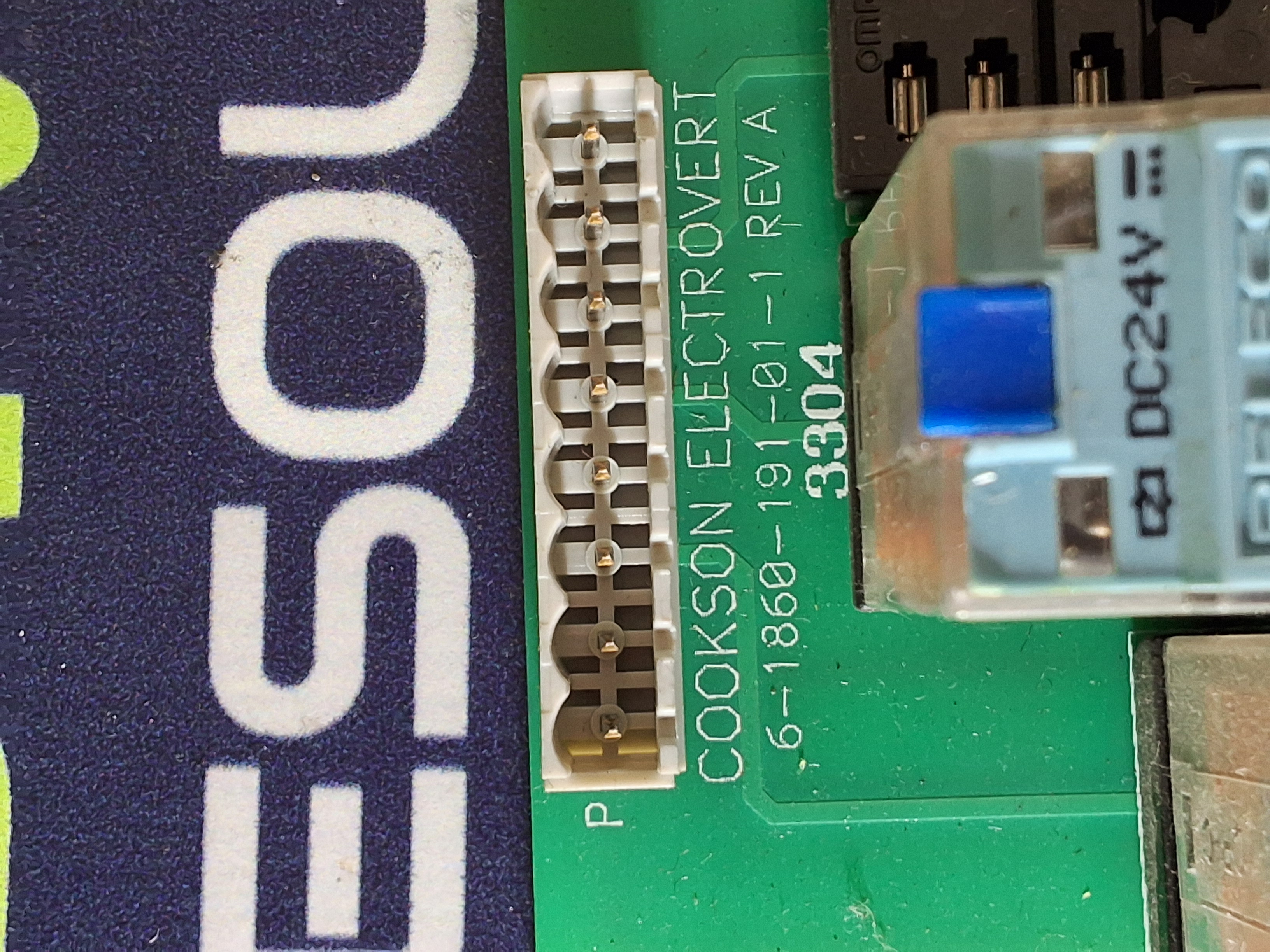 Used ELECTROVERT 6-1860-191-01-1 CBS RELAY BOARD