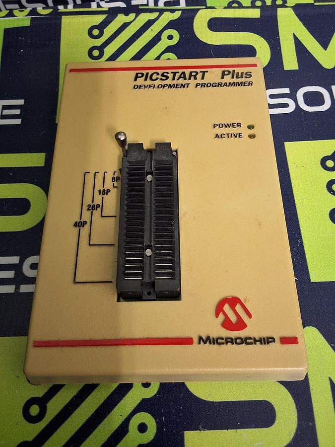 Used MICROCHIP PICSTART PLUS DEVELOPMENT PROGRAMMER ASSY# 10