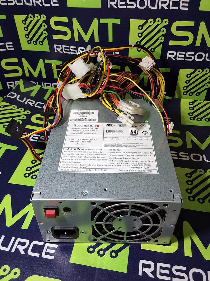 Used SUPERMICR PWS-865-PQ SWITCHING POWER SUPPLY 865W