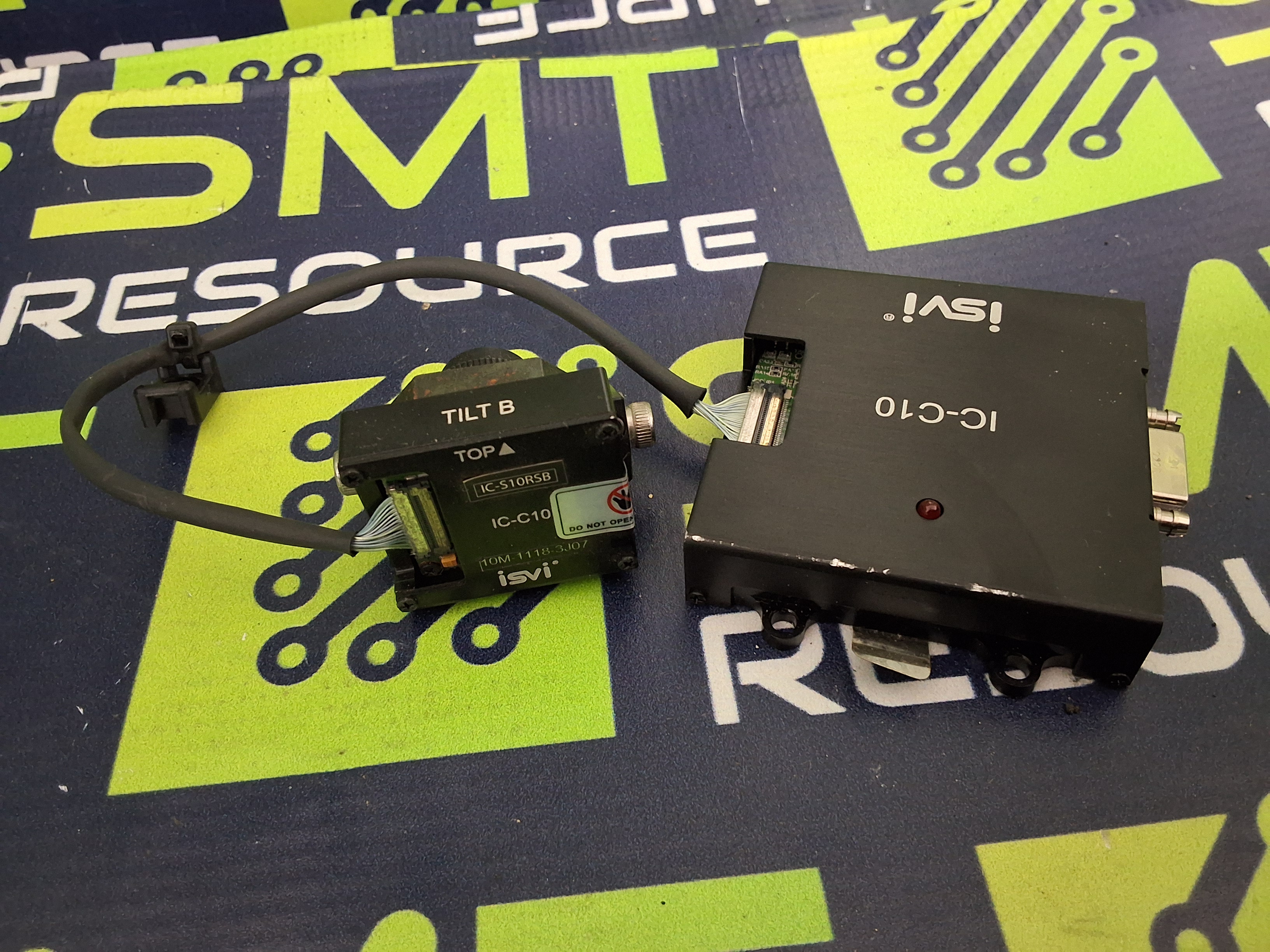 Used ISVI IC-C10 / IC-S10RSB HIGH RESOLUTION CAMERA WITH ISVI IC-C10 CONTROLLER