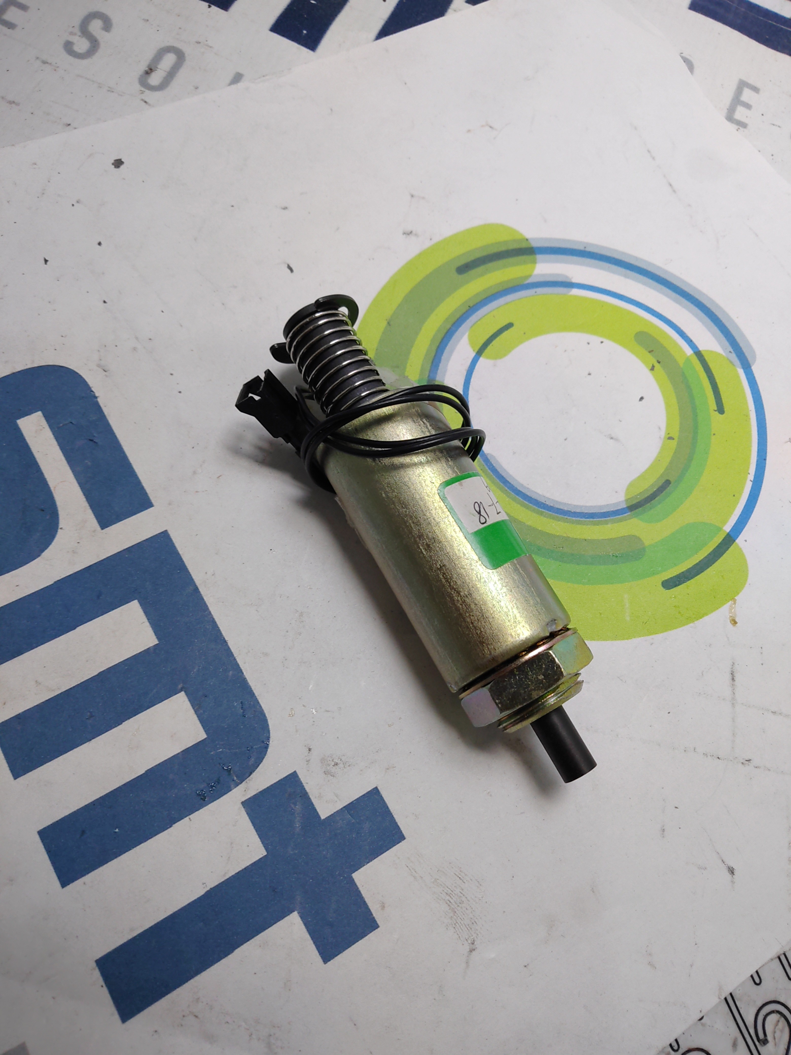 Used ZANTY CUSTOM AUTOMATIC DOOR LOCK PUSH SOLENOID SDT-2551S
