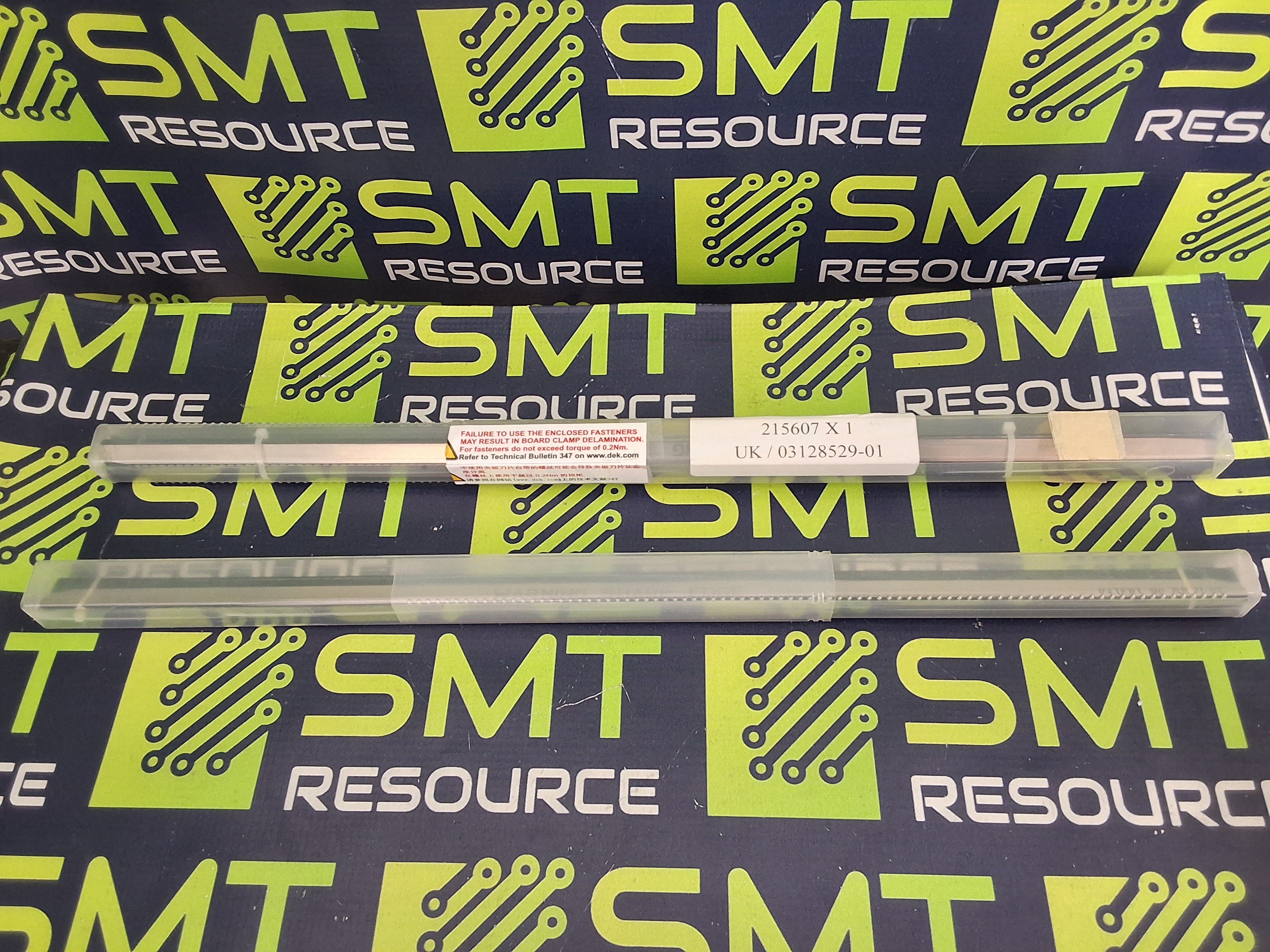 Used ASMPT DEK 215607 BOARD CLAMP FOIL 500mm