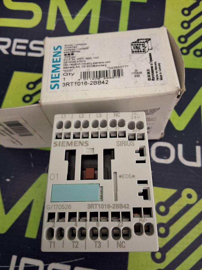 SIEMENS 3RT1016-2BB42 CONTACTOR 3-POLE 9A 400V 4kW - BRAND NEW