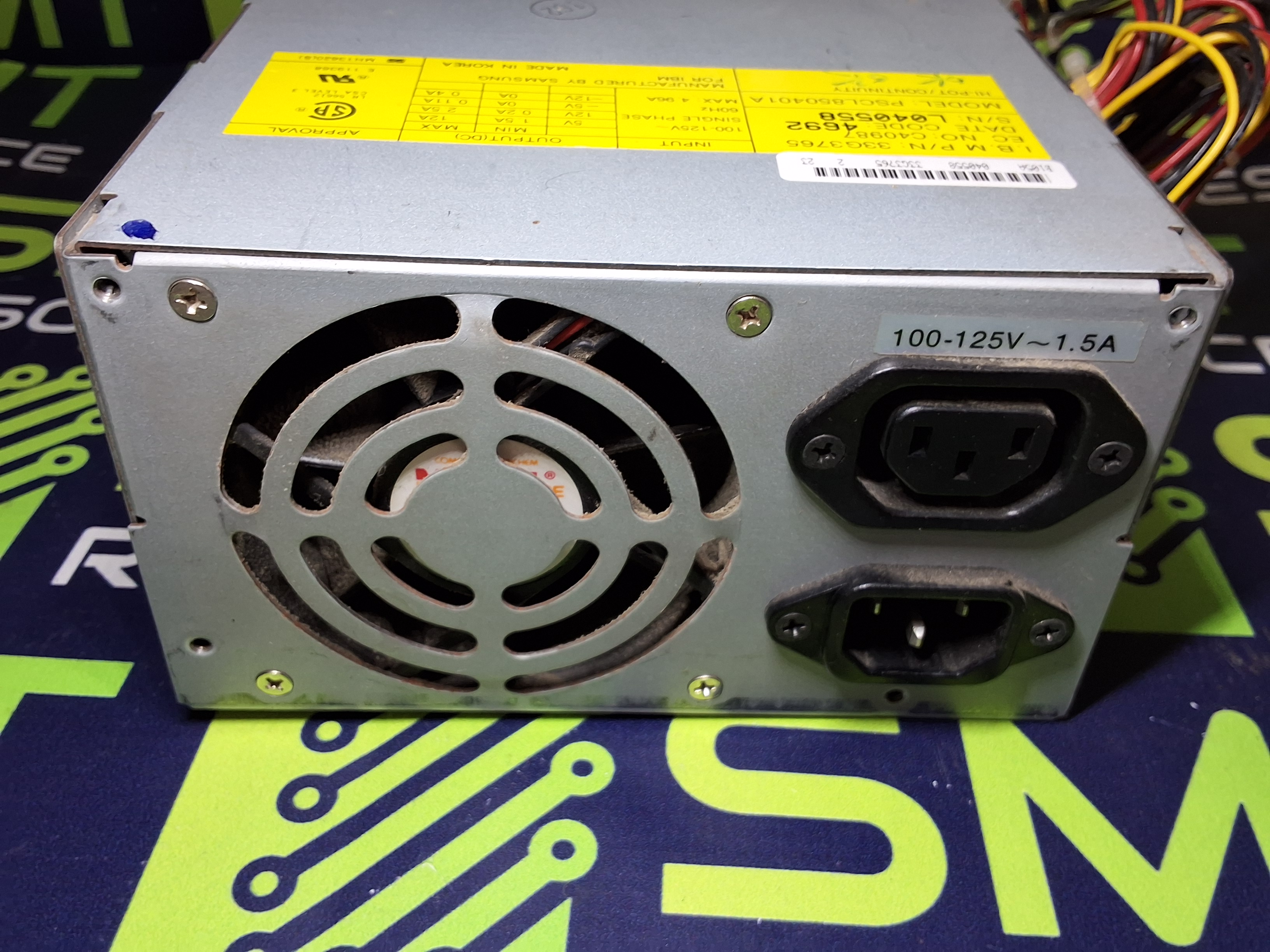 Used SAMSUNG IBM 33G3765 POWER SUPPLY PSCL850401A 