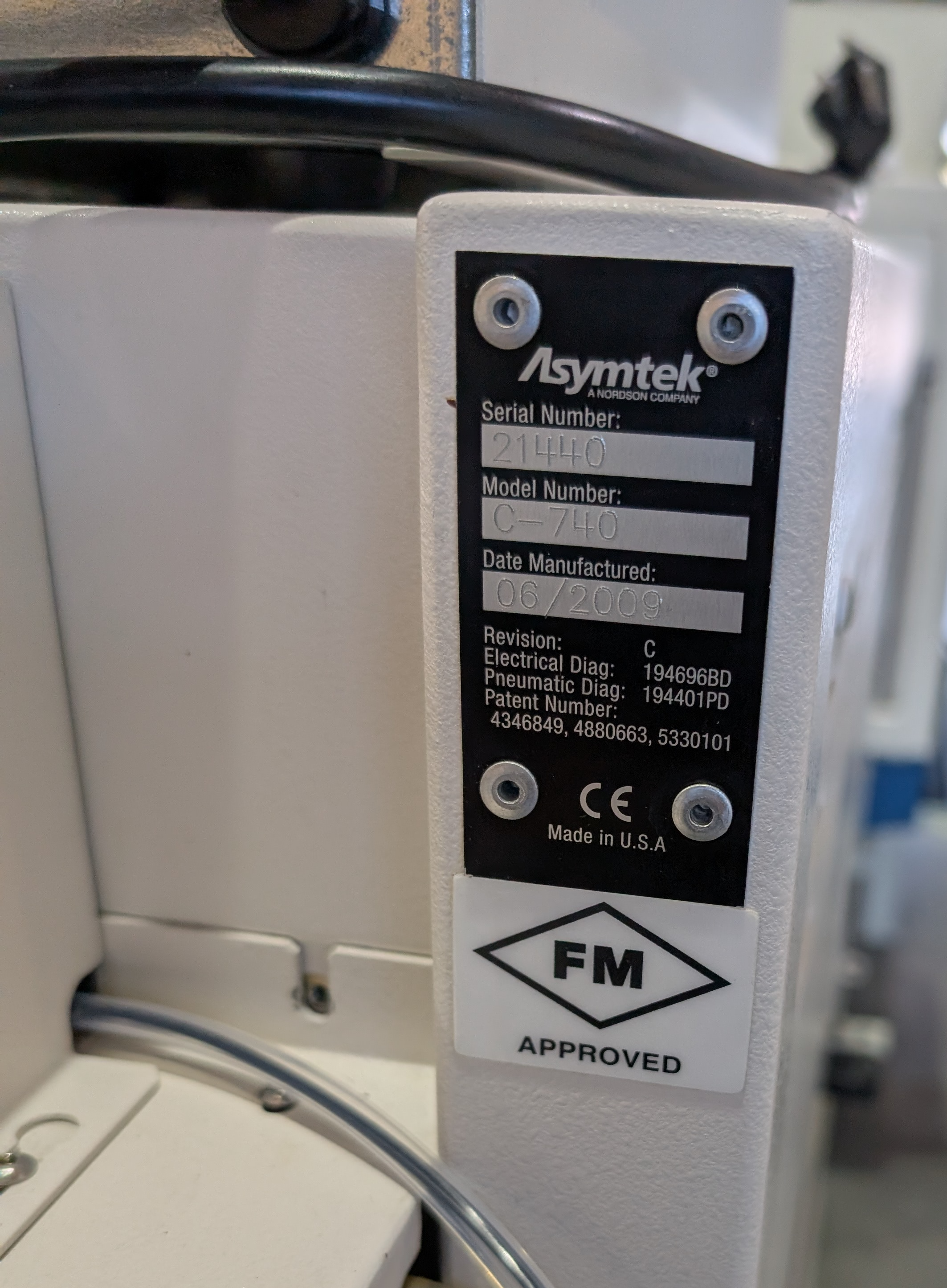 Used Nordson Asymtek C-740 Dispenser / Coater
