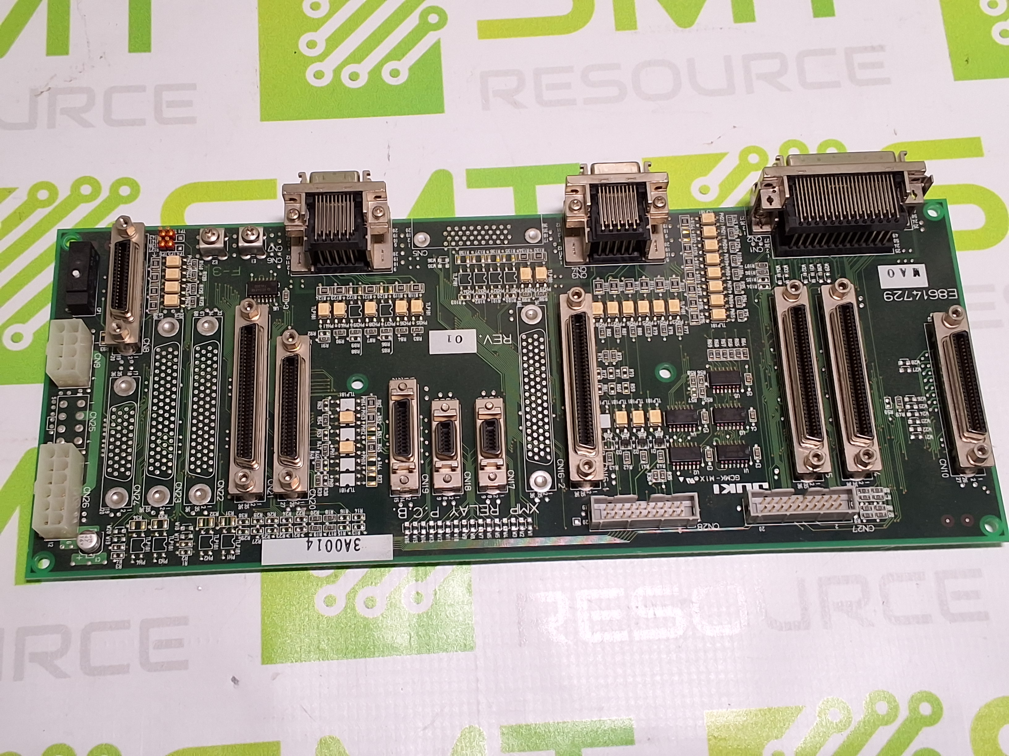 Used JUKI E8614729 REV. 01 XMP RELAY PCB 