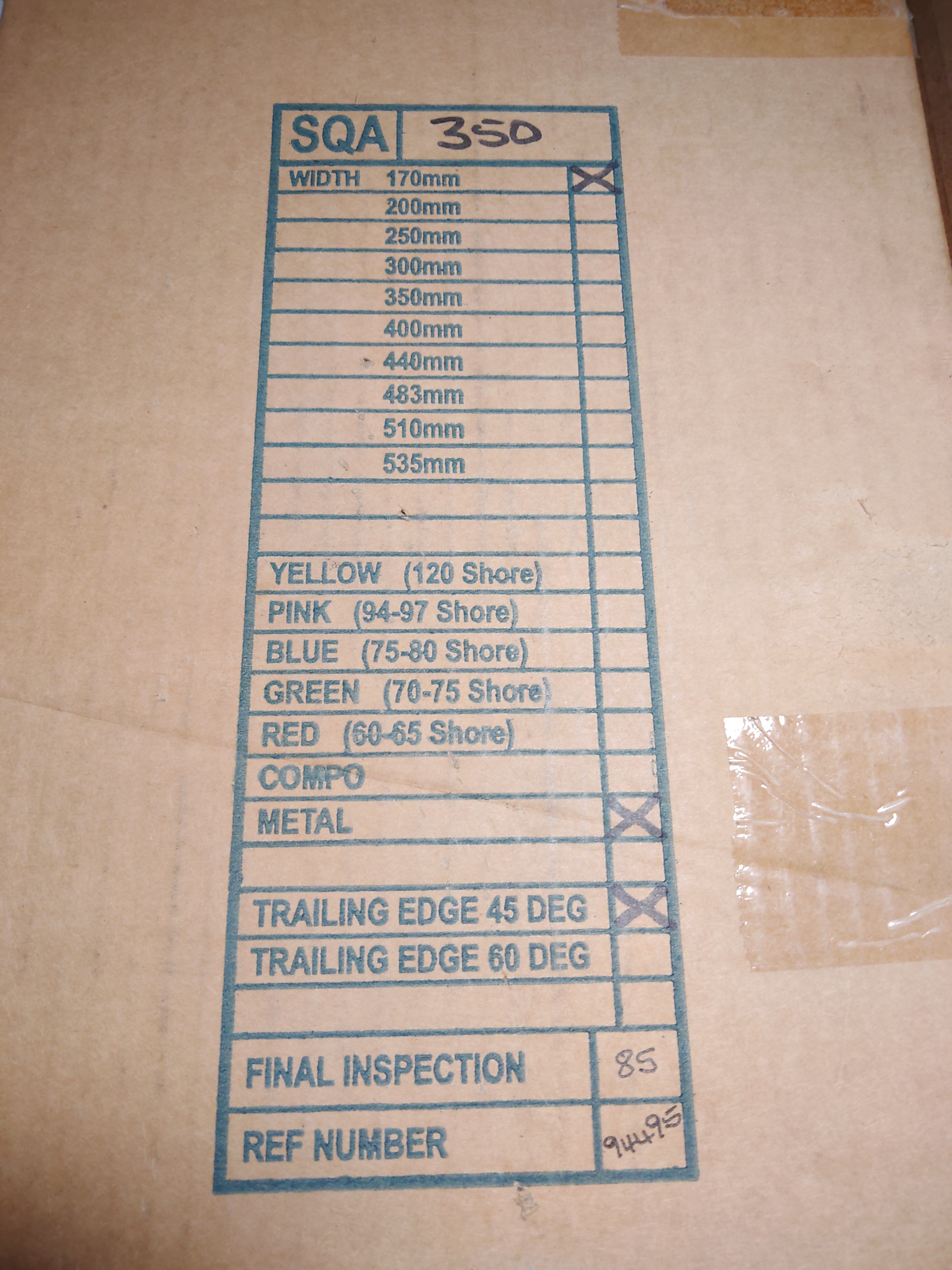 DEK SQUEEGEE BLADE AND HOLDER SET 170mm 6.69in