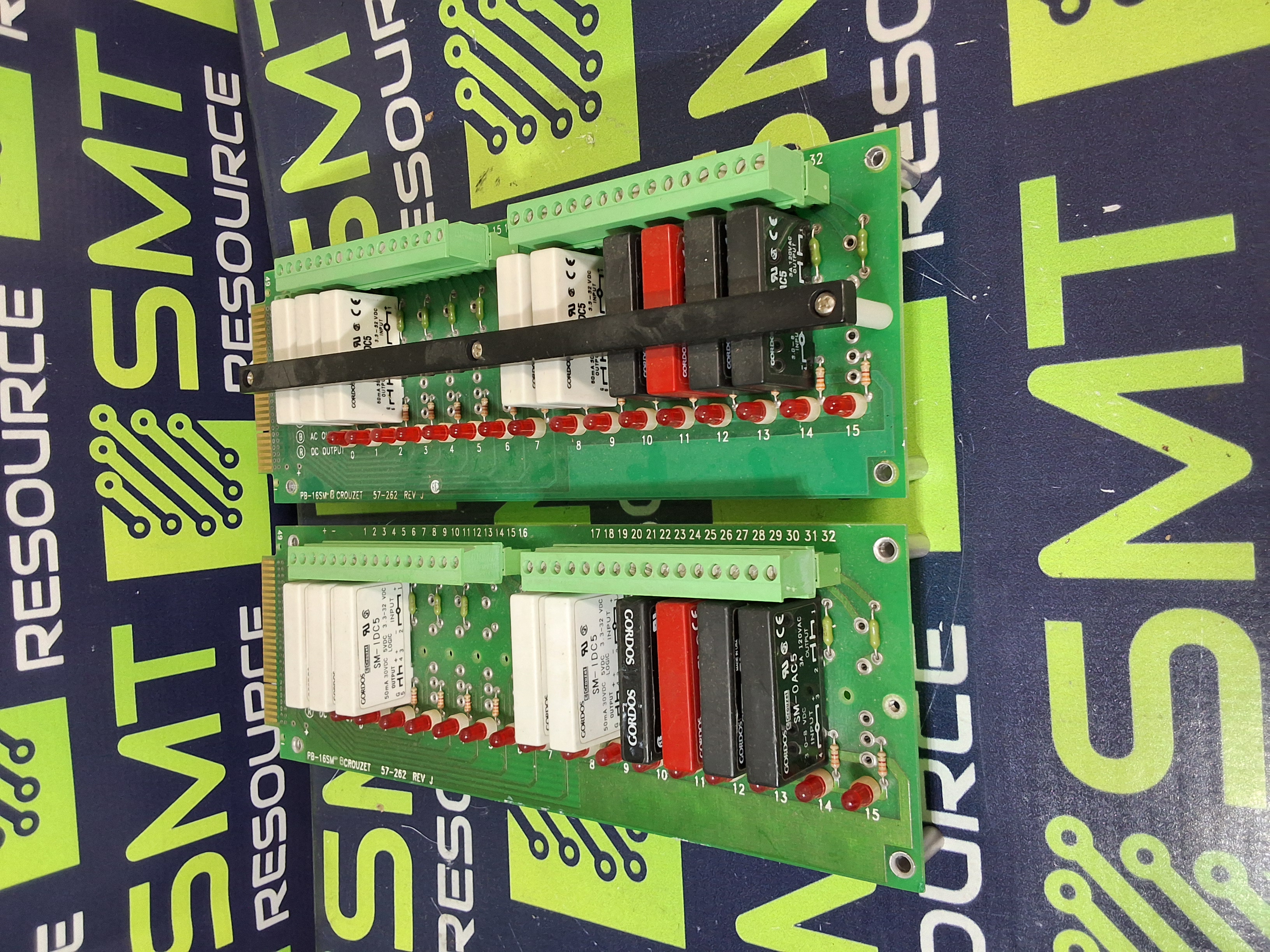 Used CROUZET 57-262 REV J PB-16SM POSITION I/O RACK