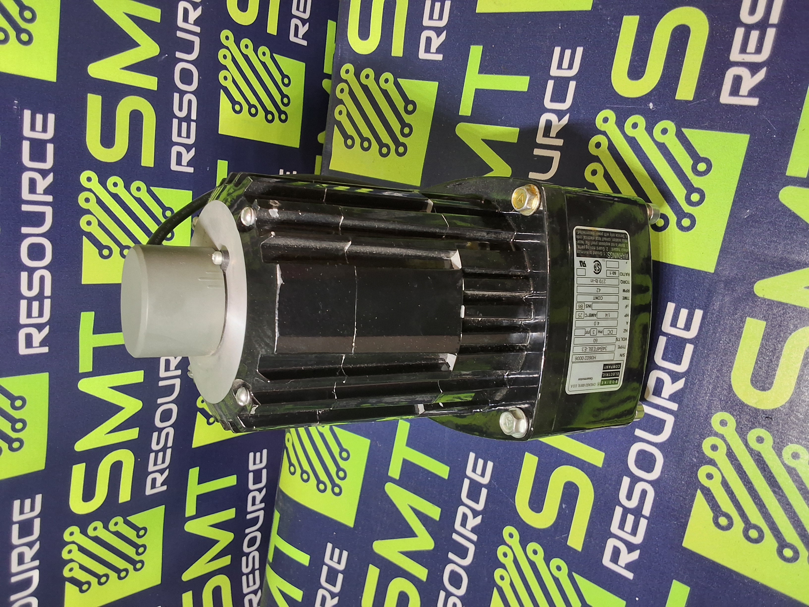 Used BODINE 34B4FEBL-E3 ELECTRIC GEAR MOTOR