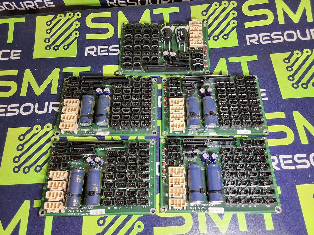 Used SPEEDLINE TECHNOLOGIES PW-038 / PC-290 INTERFACE BOARD