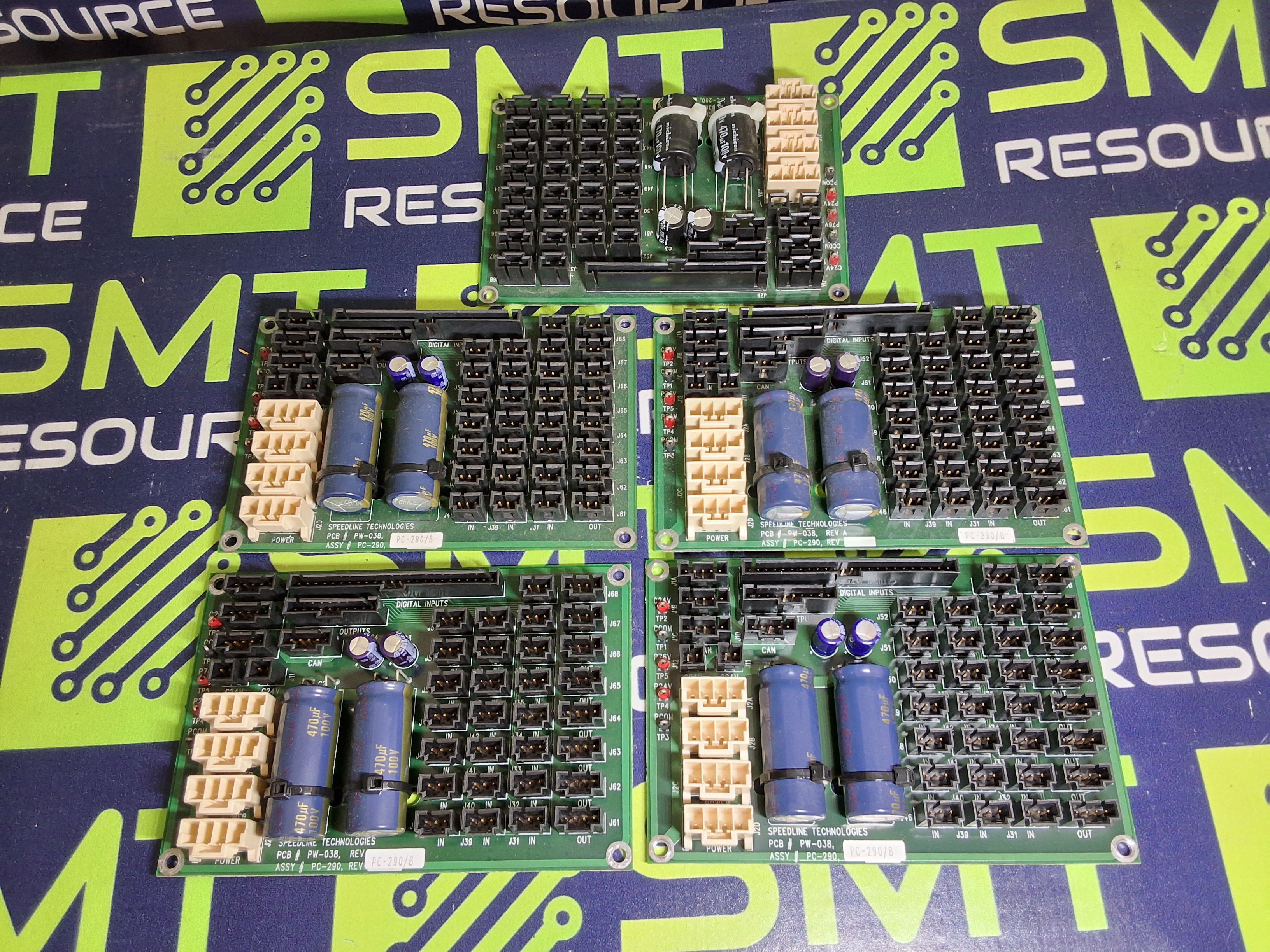 Used SPEEDLINE TECHNOLOGIES PW-038 / PC-290 INTERFACE BOARD