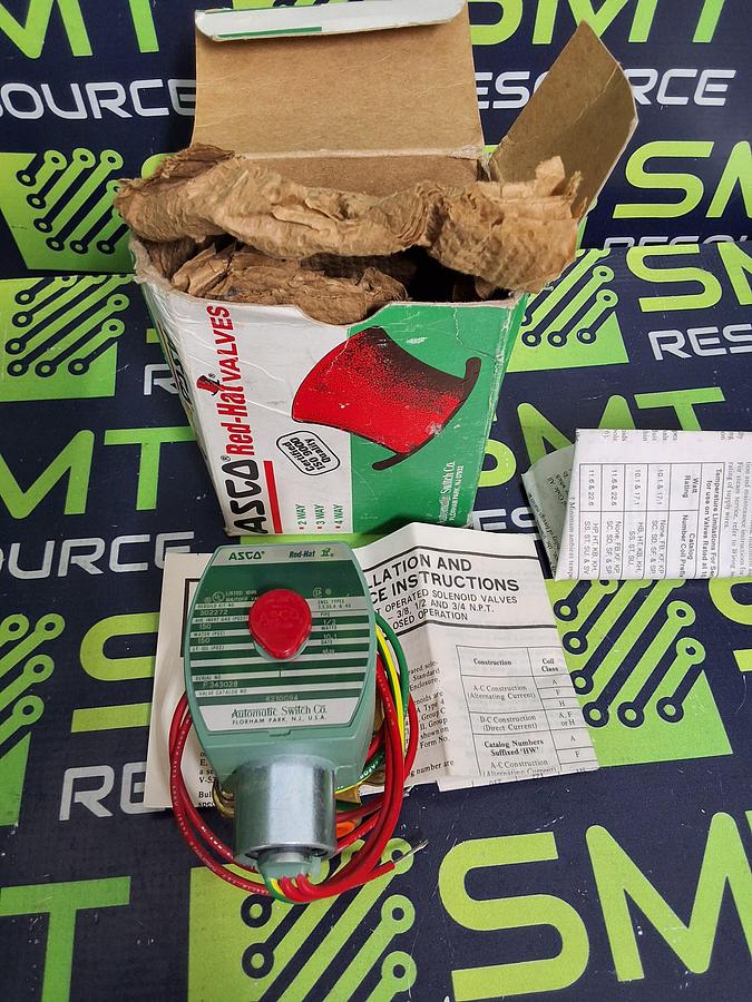 ASCO 8210G94 BRASS SOLENOID VALVE 150PSI - BRAND NEW