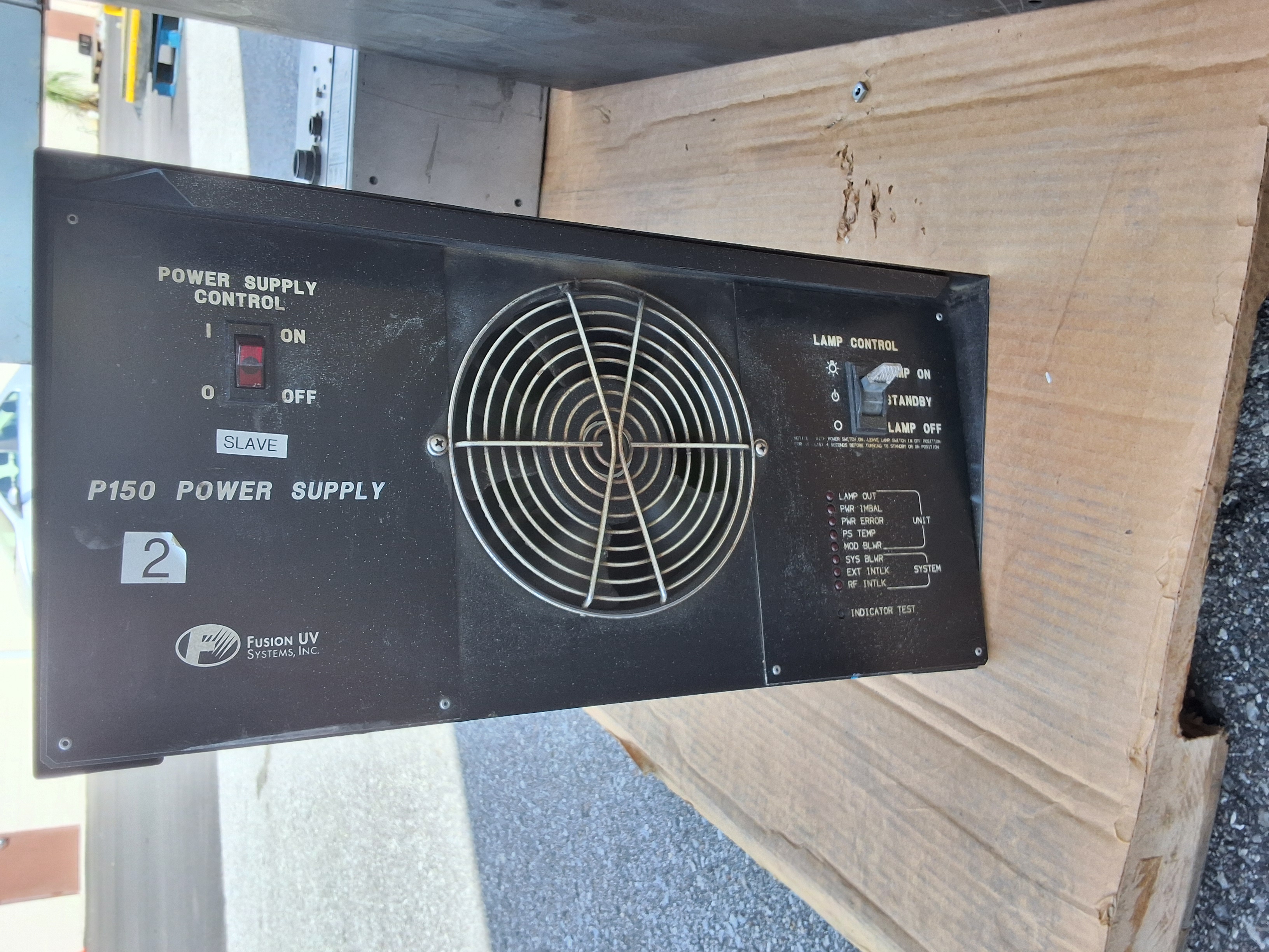 Used FUSION UV SYSTEMS P150 / 078871 POWER SUPPLY 3-PHASE 480V 10A 60Hz