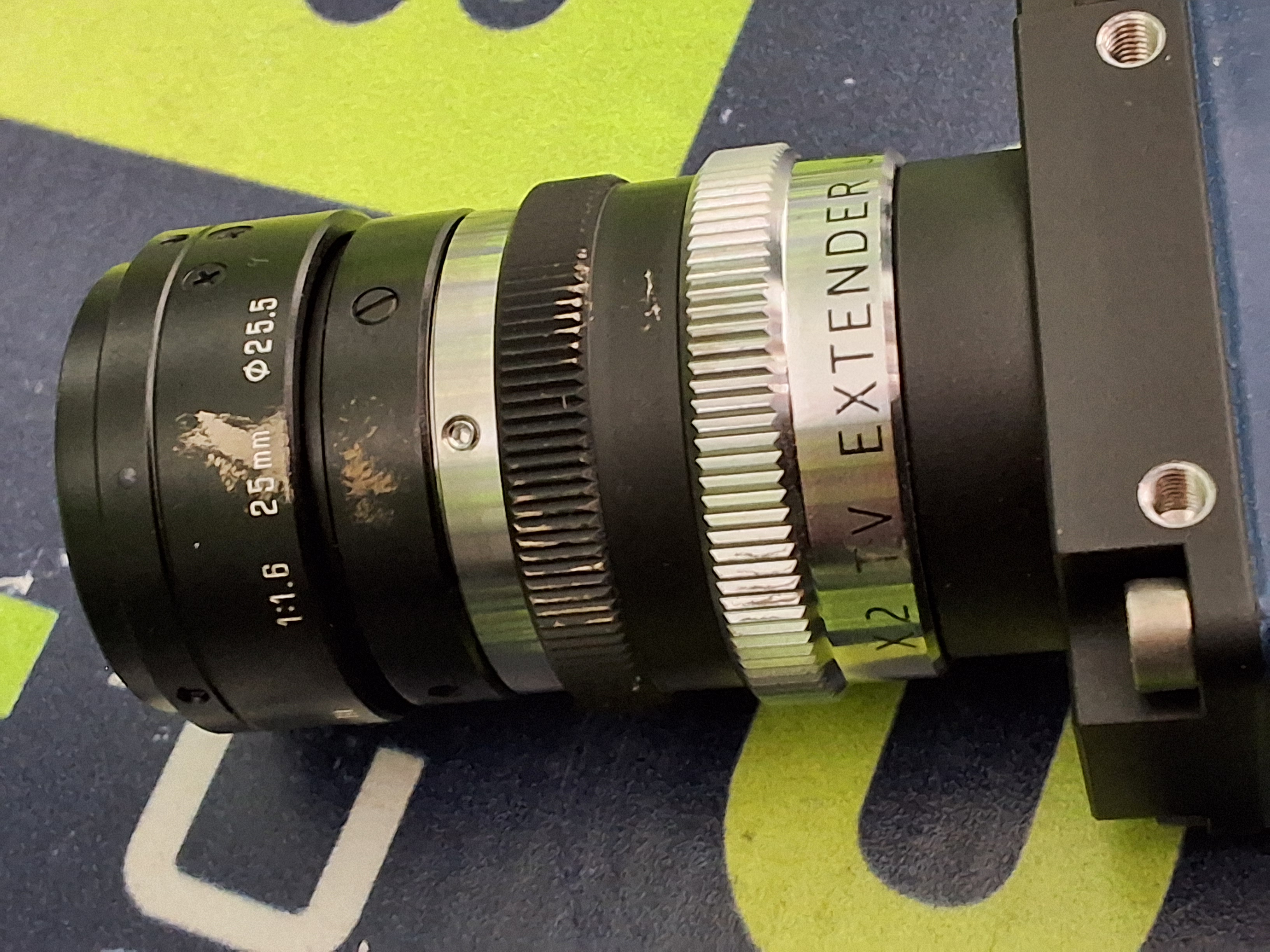 Used TELEDYNE DALSA CR-GEN0-M6400R3 INDUSTRIAL CAMERA WITH TAMRON 1222451 LENS