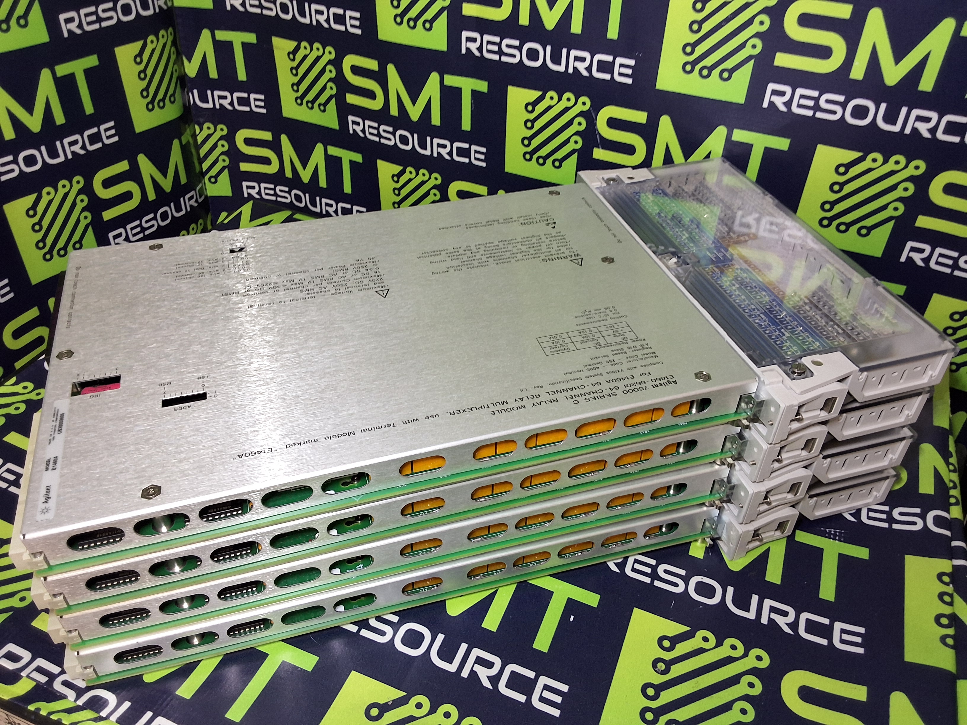 Used AGILENT 75000 SERIES C E1460-66201 64 - CHANNEL RELAY MODULE