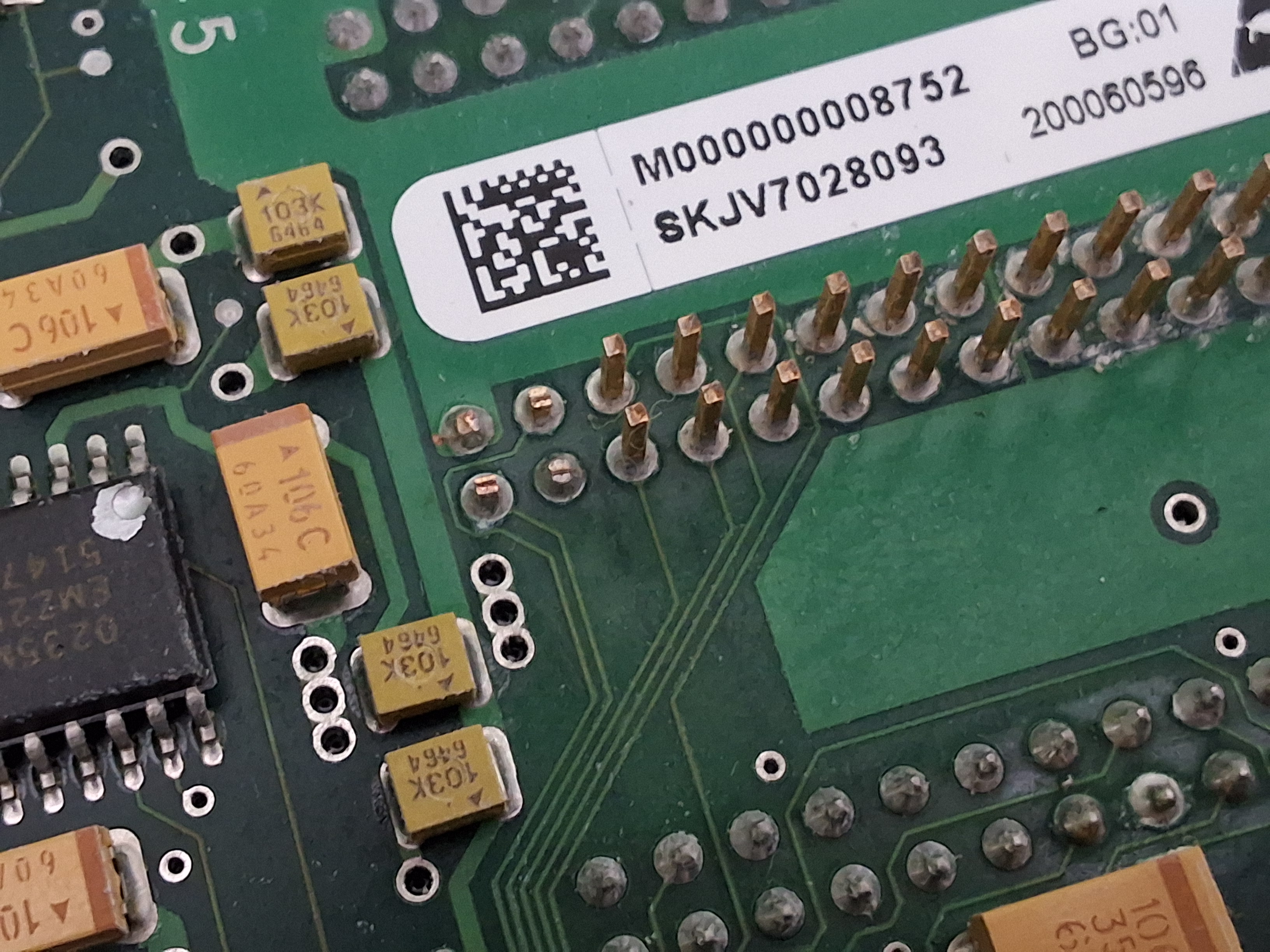 Used SIEMENS 00361211-01 Portal Head Distributor / Head PCB - 00344485-08