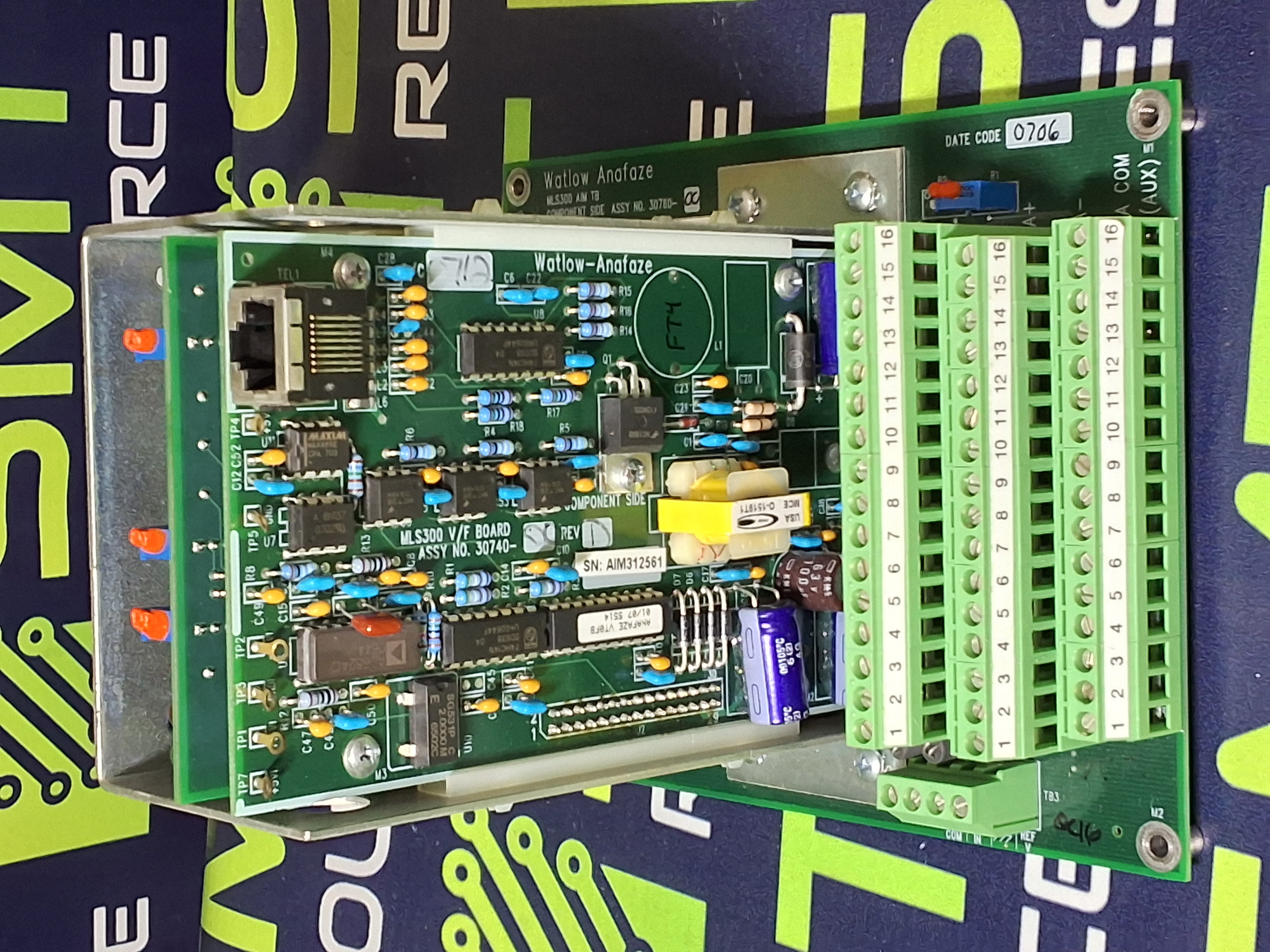 Used WATLOW ANAFAZE MLS300-AIM TEMPERATURE CONTROLLER