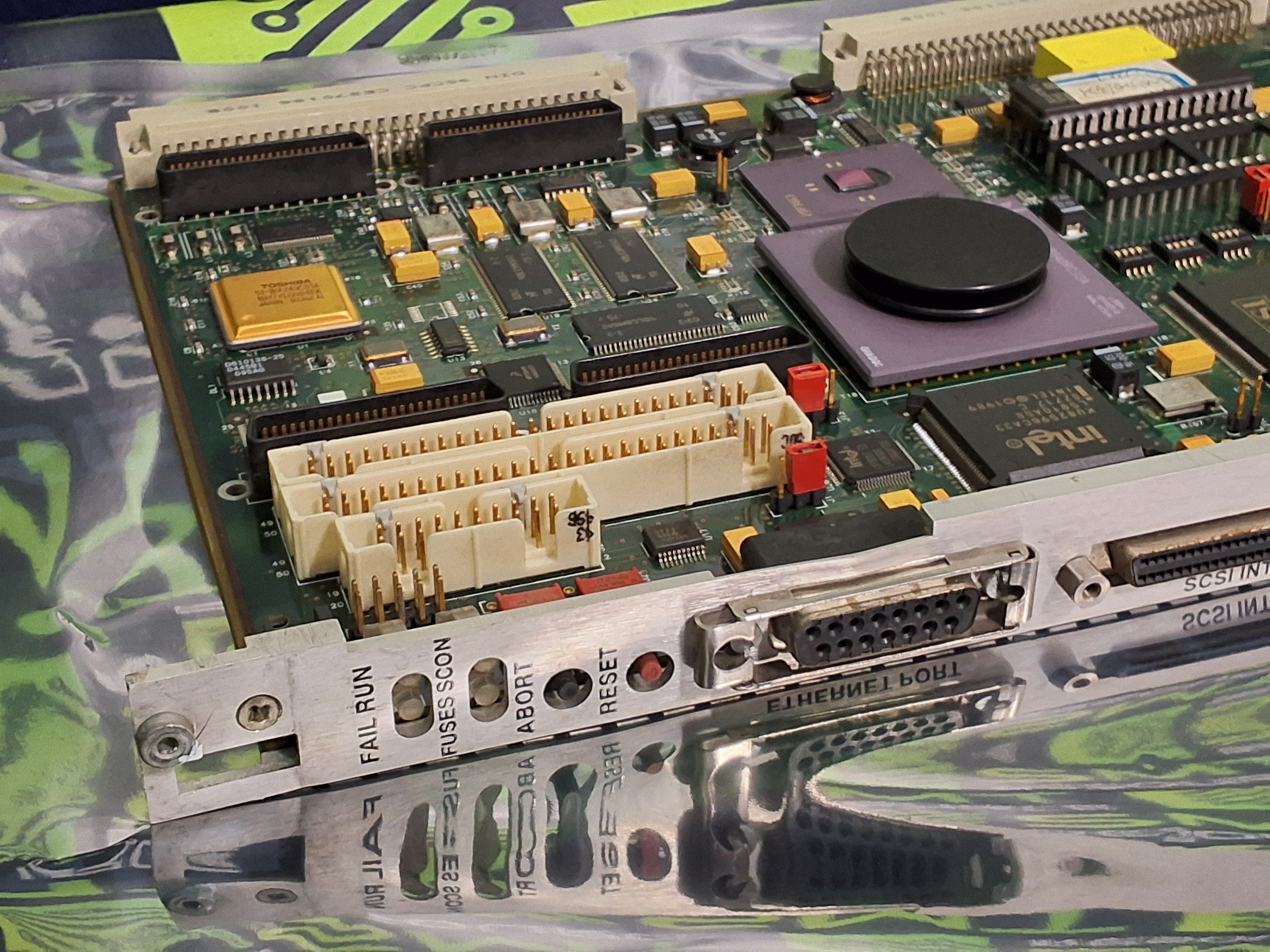 Used MOTOROLA 01-W3267F 68B VME CPU BOARD