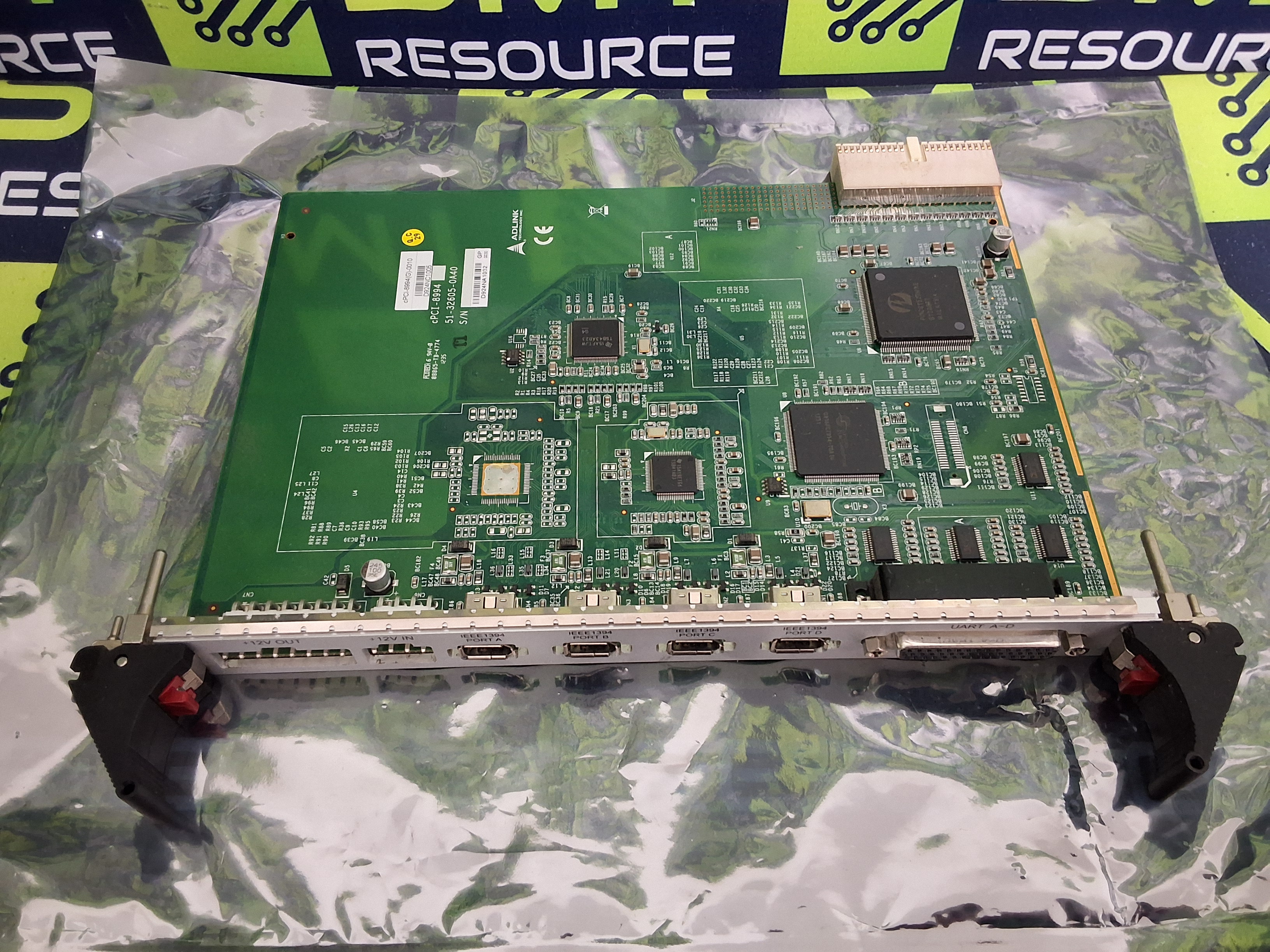 Used ADLINK TECHNOLOGY cPCI-8994(G)-0010 cPCI-8994 51-32605-0A40 4-PORT COMMUNICATION BOARD