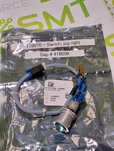 Used UNIVERSAL INSTRUMENTS 119076  JOG SWITCH RIGHT