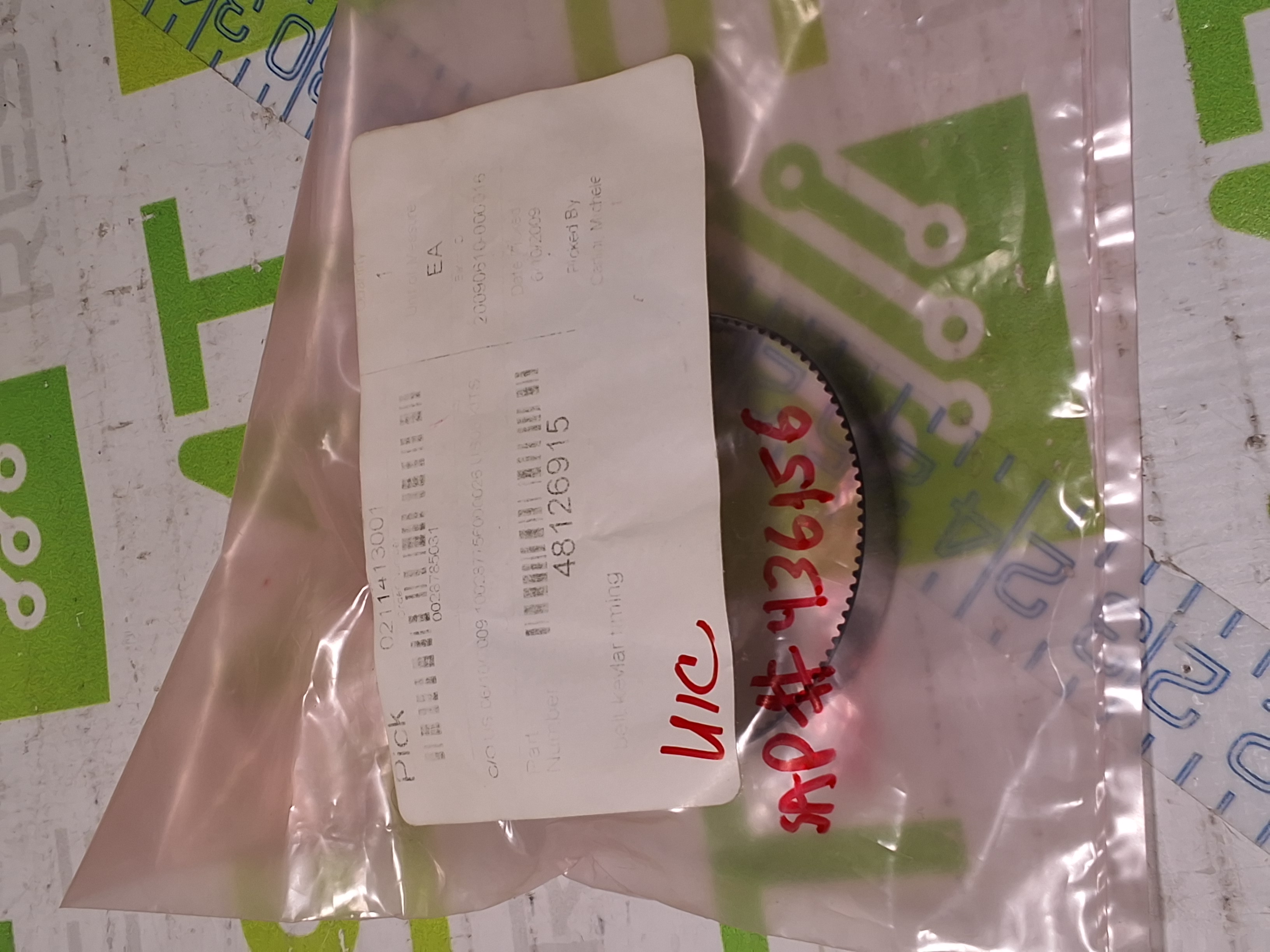 UNIVERSAL INSTRUMENTS 48126915 KEVLAR TIMING BELT - BRAND NEW