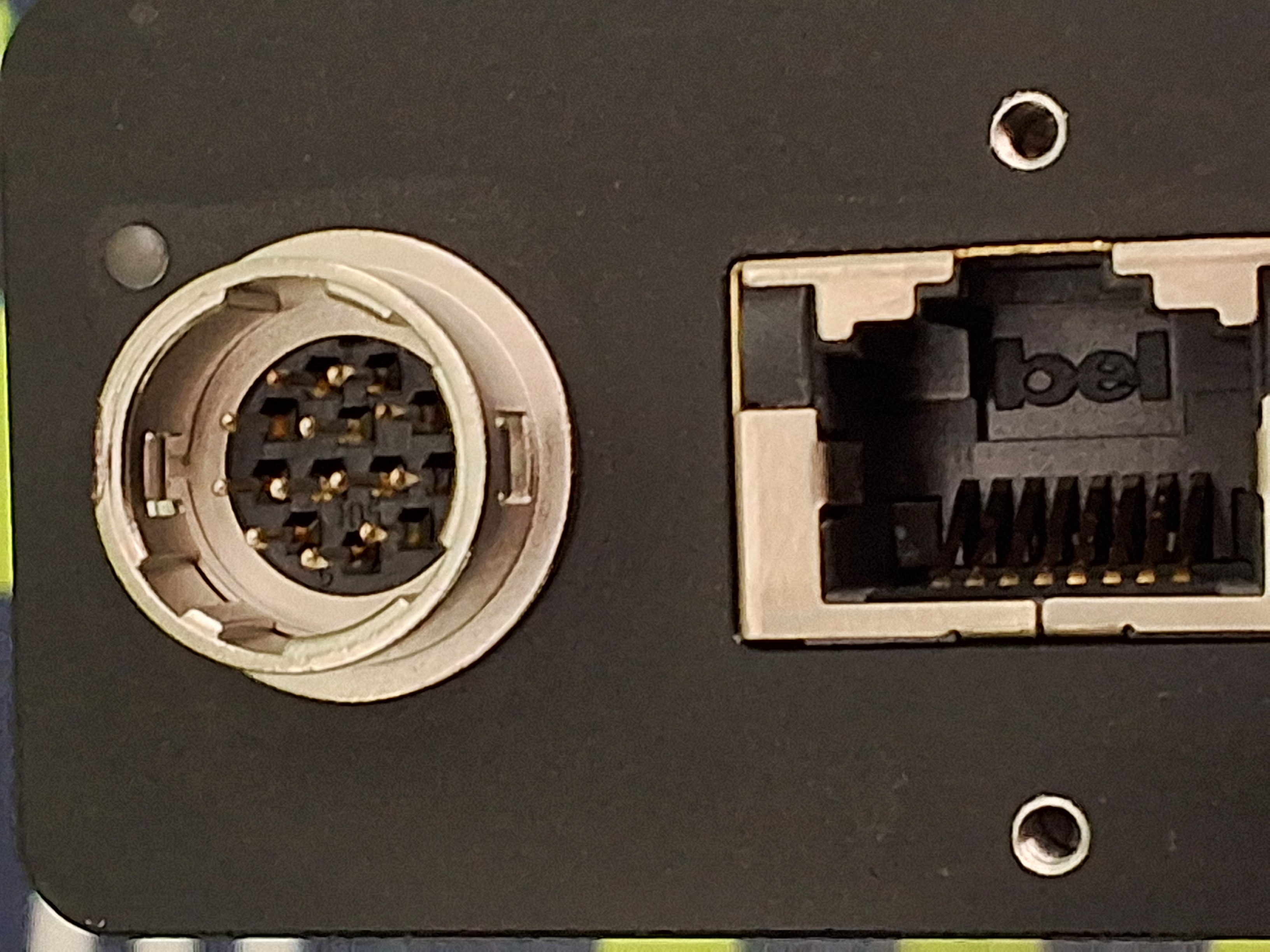 Used TELEDYNE DALSA CR-GEN0-M6400R3 INDUSTRIAL CAMERA WITH TAMRON 1222451 LENS