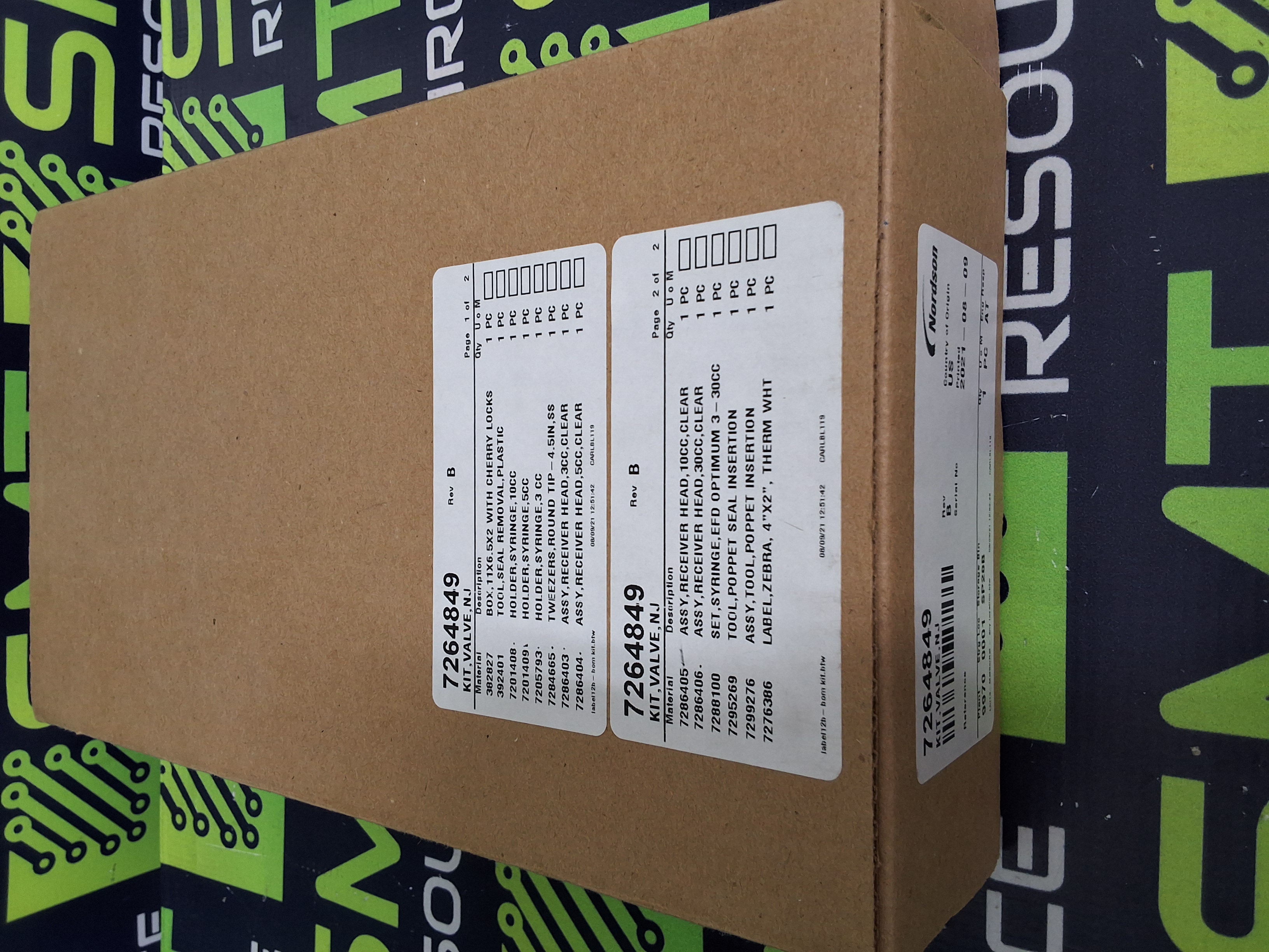 NORDSON ASYMTEK 7264849 INCOMPLETE VALVE KIT - NEW