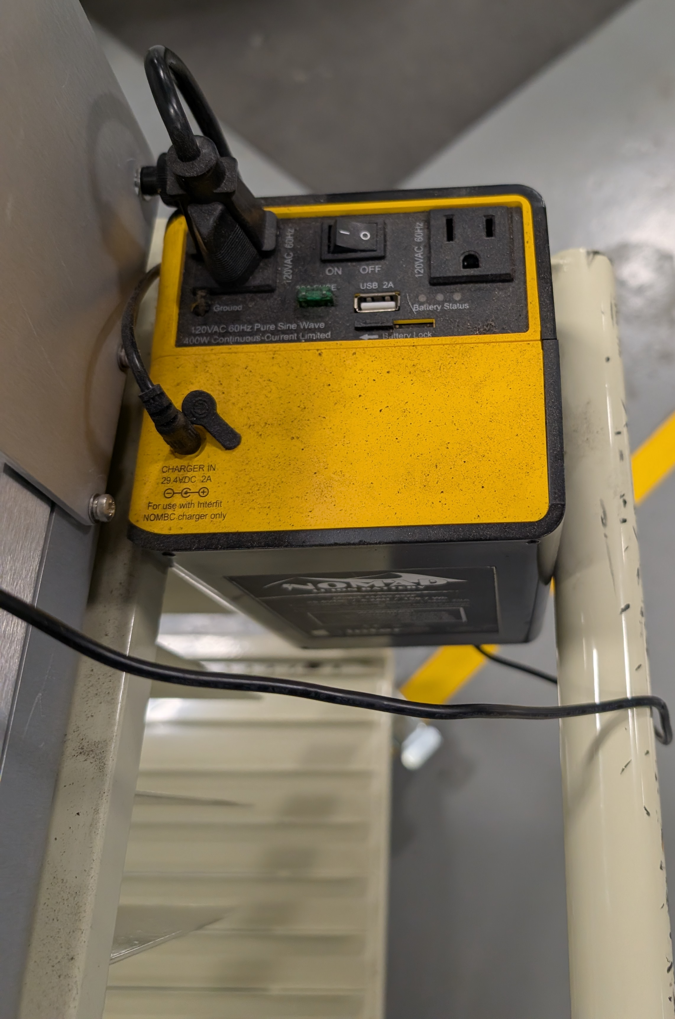 Used Stencil Storage Cart & Cleaner