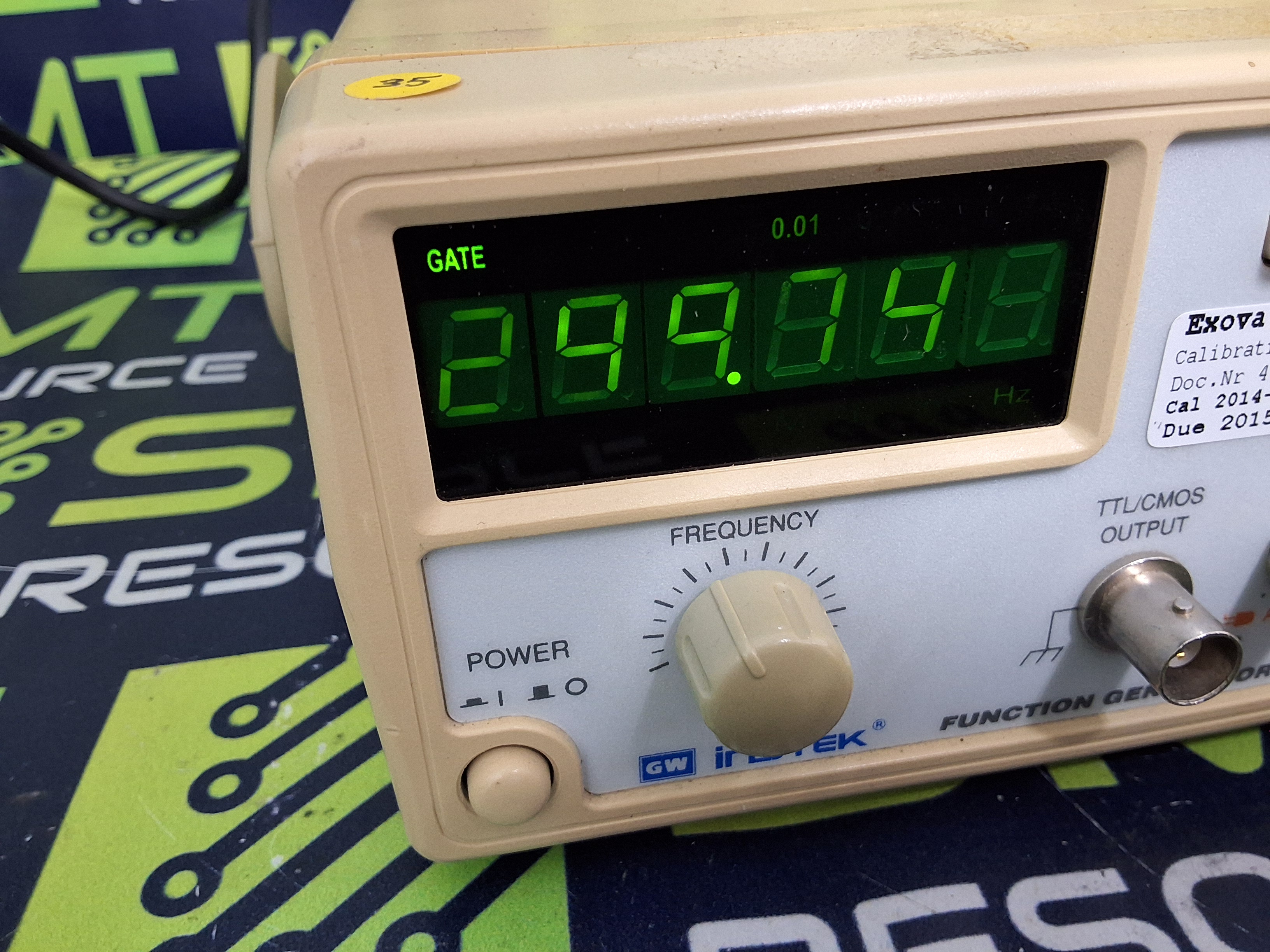 Used INSTEK GFG-8216A FUNCTION GENERATOR 3 MHZ