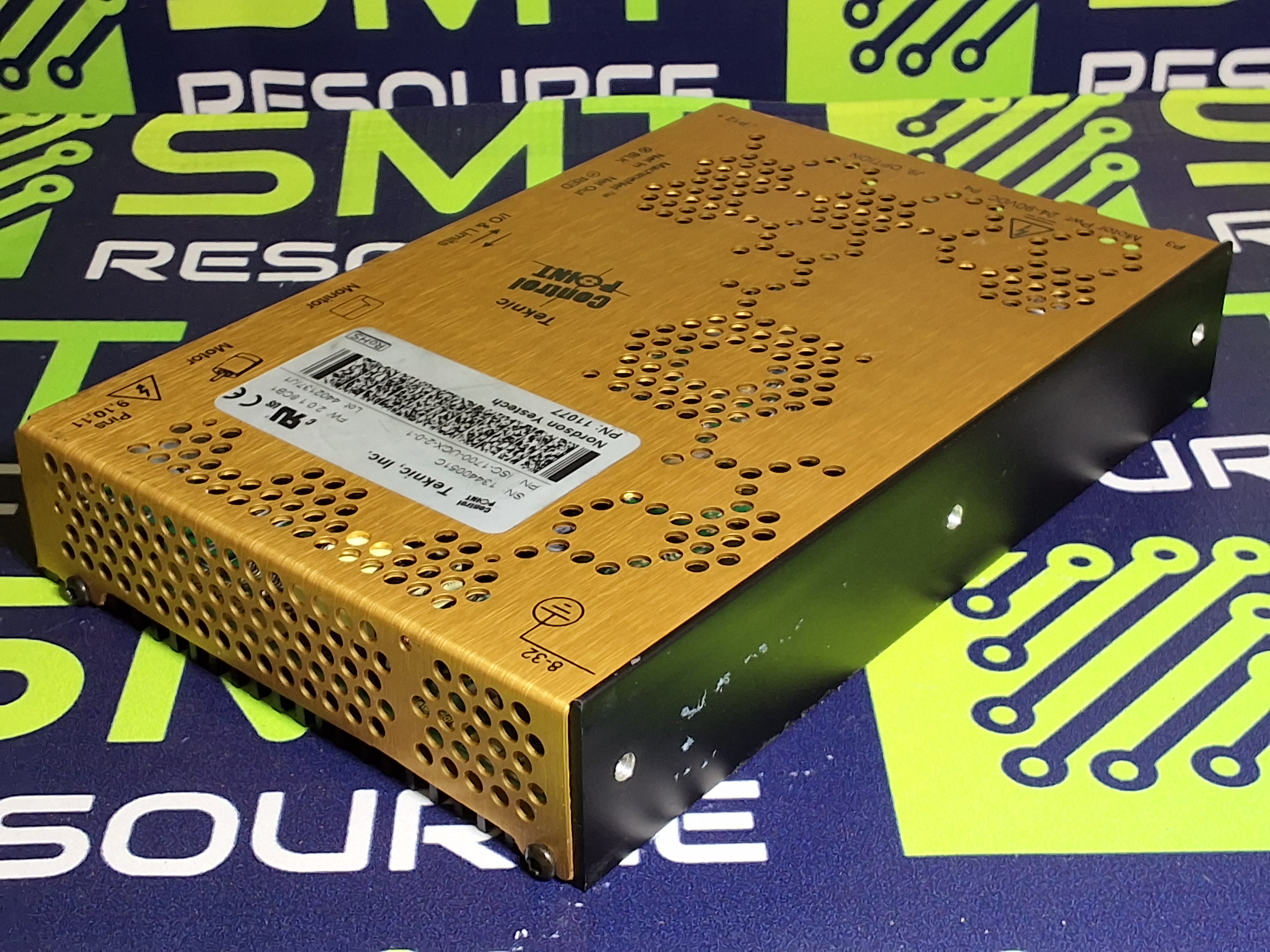 Used TEKNIC CONTROL POINT ISC-1700-UCX-2-0-1 INTEGRATED SERVO CONTROLLER 11077 NORDSON YESTEC