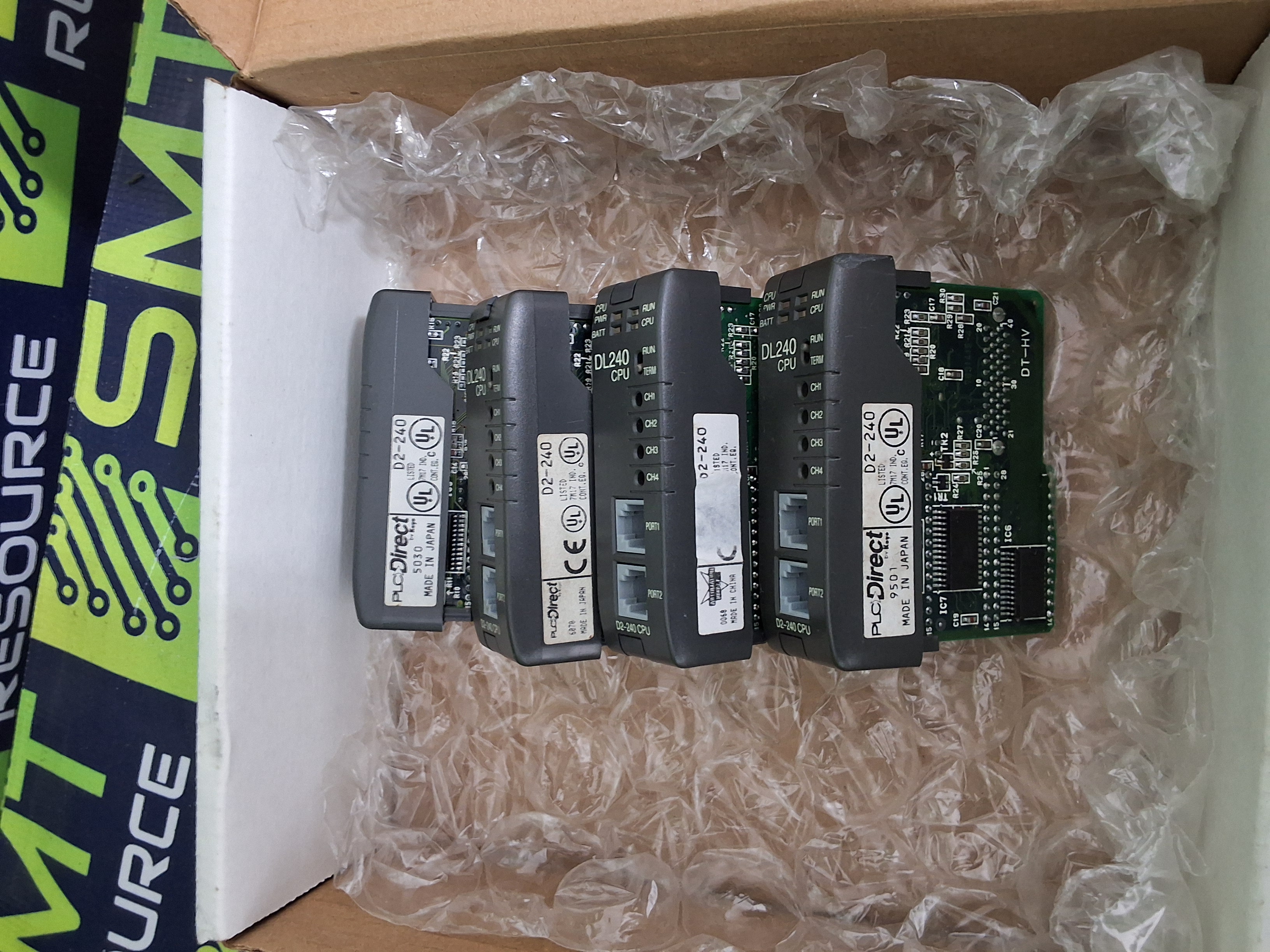 Used PLCDirect / AutomationDirect D2-240 DL240CPU PLC PROCESSOR MODULE