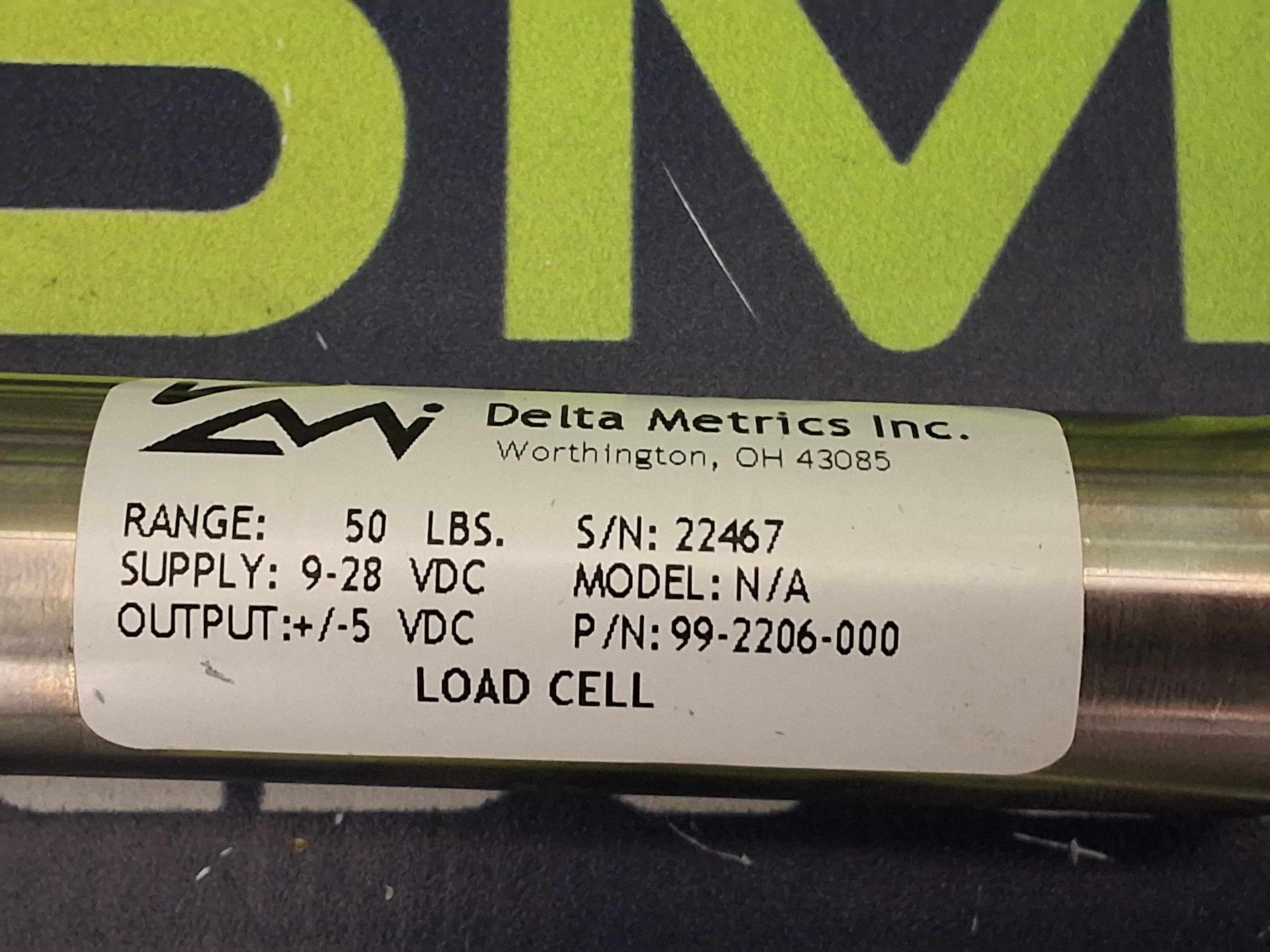 Used DELTA METRICS 99-2206-000 PRESSURE TRANSDUCER