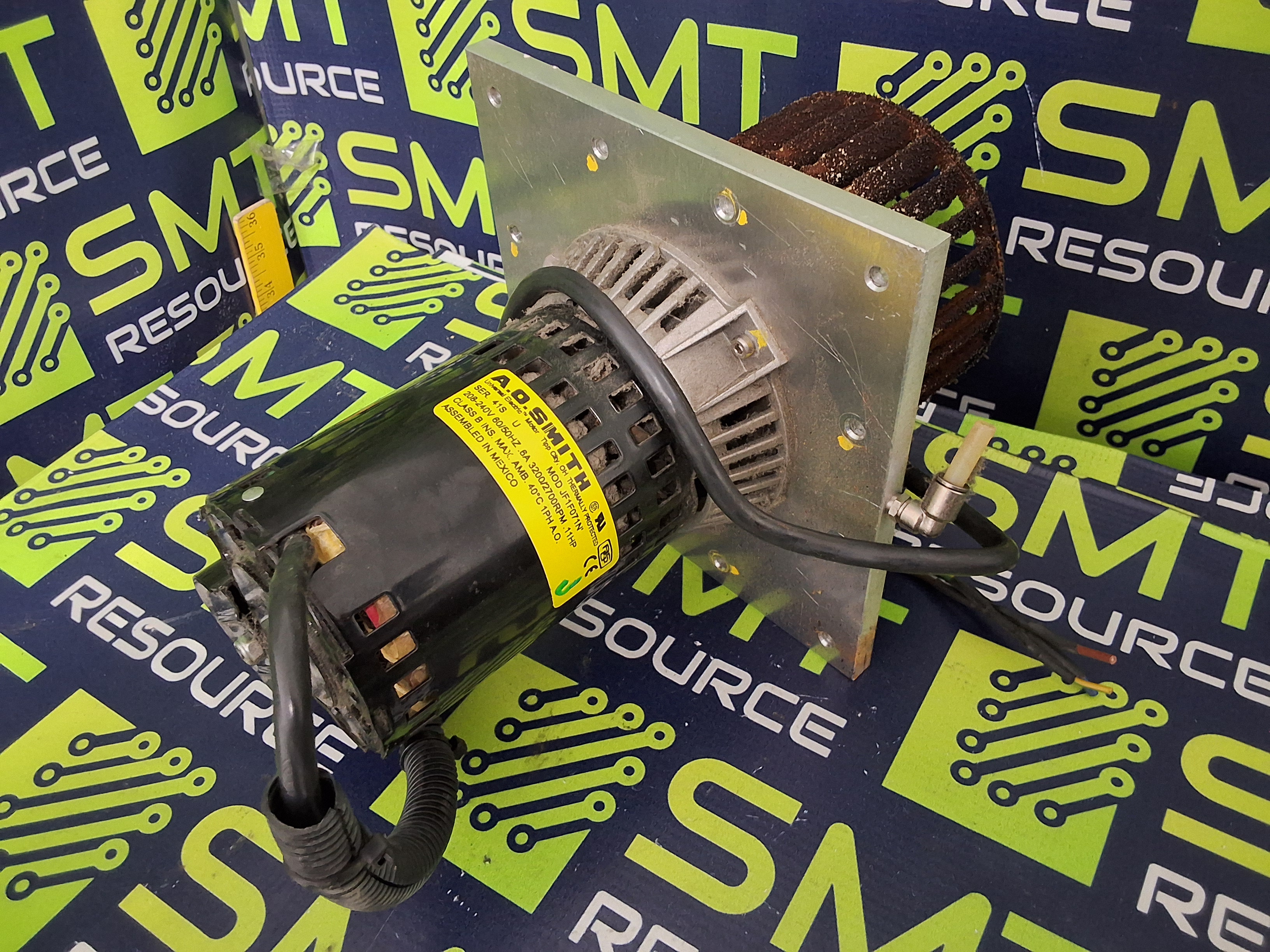 Used A.O. SMITH JF1F071N CONVECTION BLOWER DRIVE MOTOR & CAGE FAN