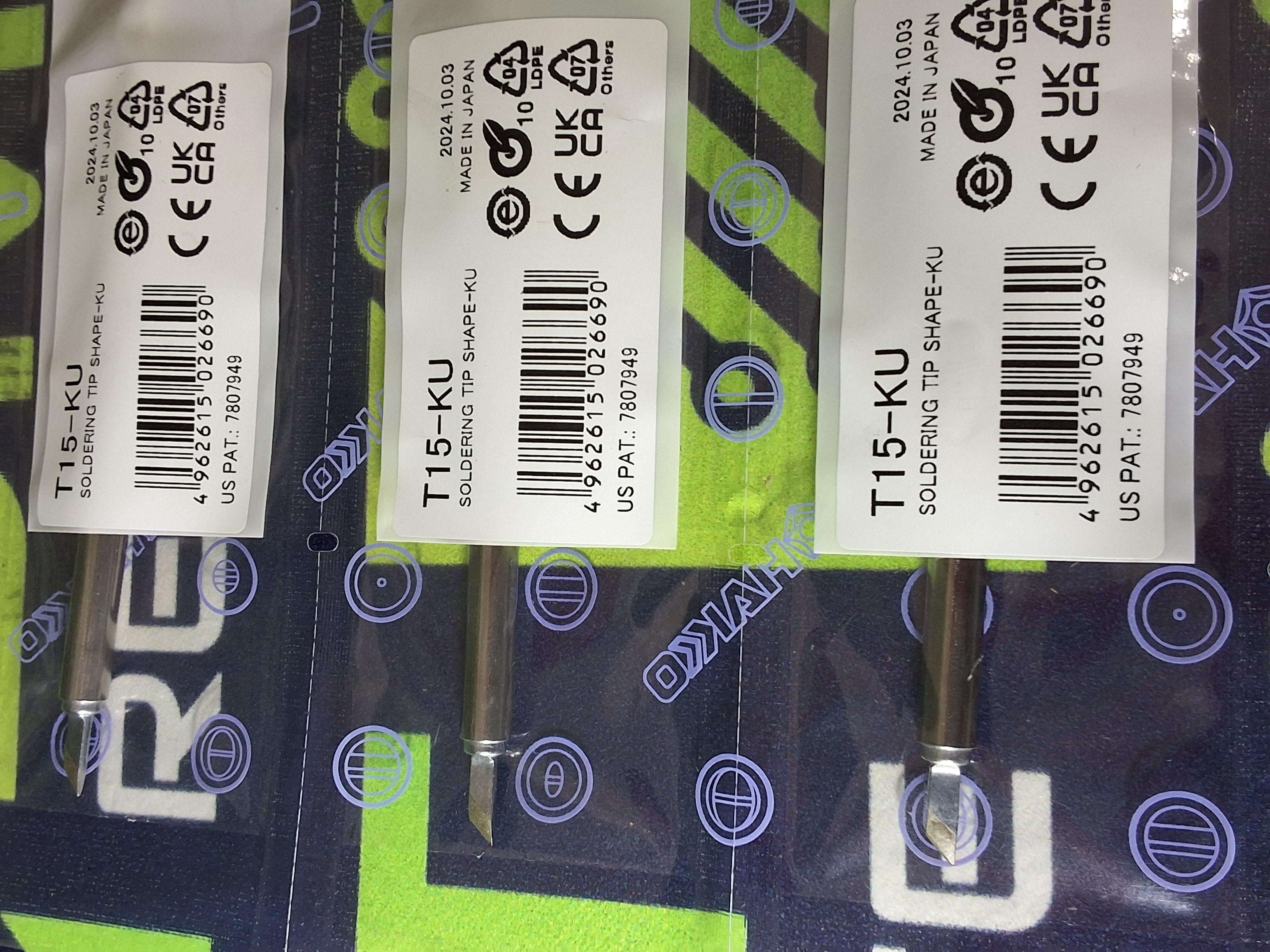 HAKKO T15-KU SOLDERING TIP; KNIFE 3 x 11mm - BRAND NEW