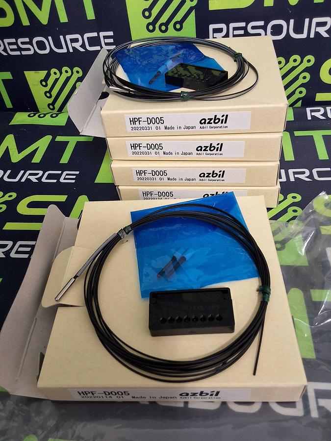 AZBIL HPF-D005 DIFFUSE-SCAN FIBER-OPTIC PHOTOELECTRIC SENSOR UNIT - BRAND NEW