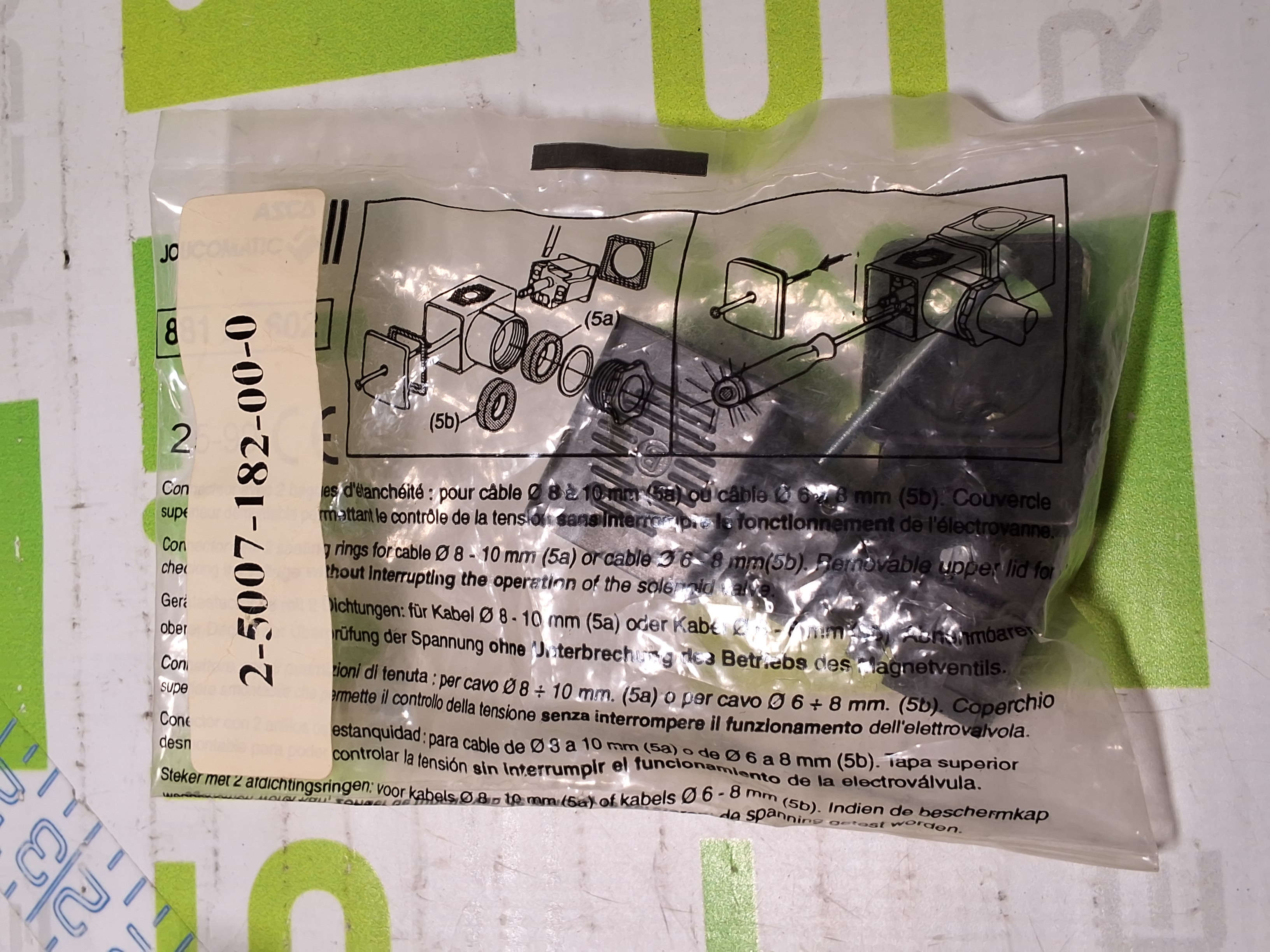 Used ASCO JOUCOMATIC 881 22 602 SOLENOID VALVE KIT - BRAND NEW