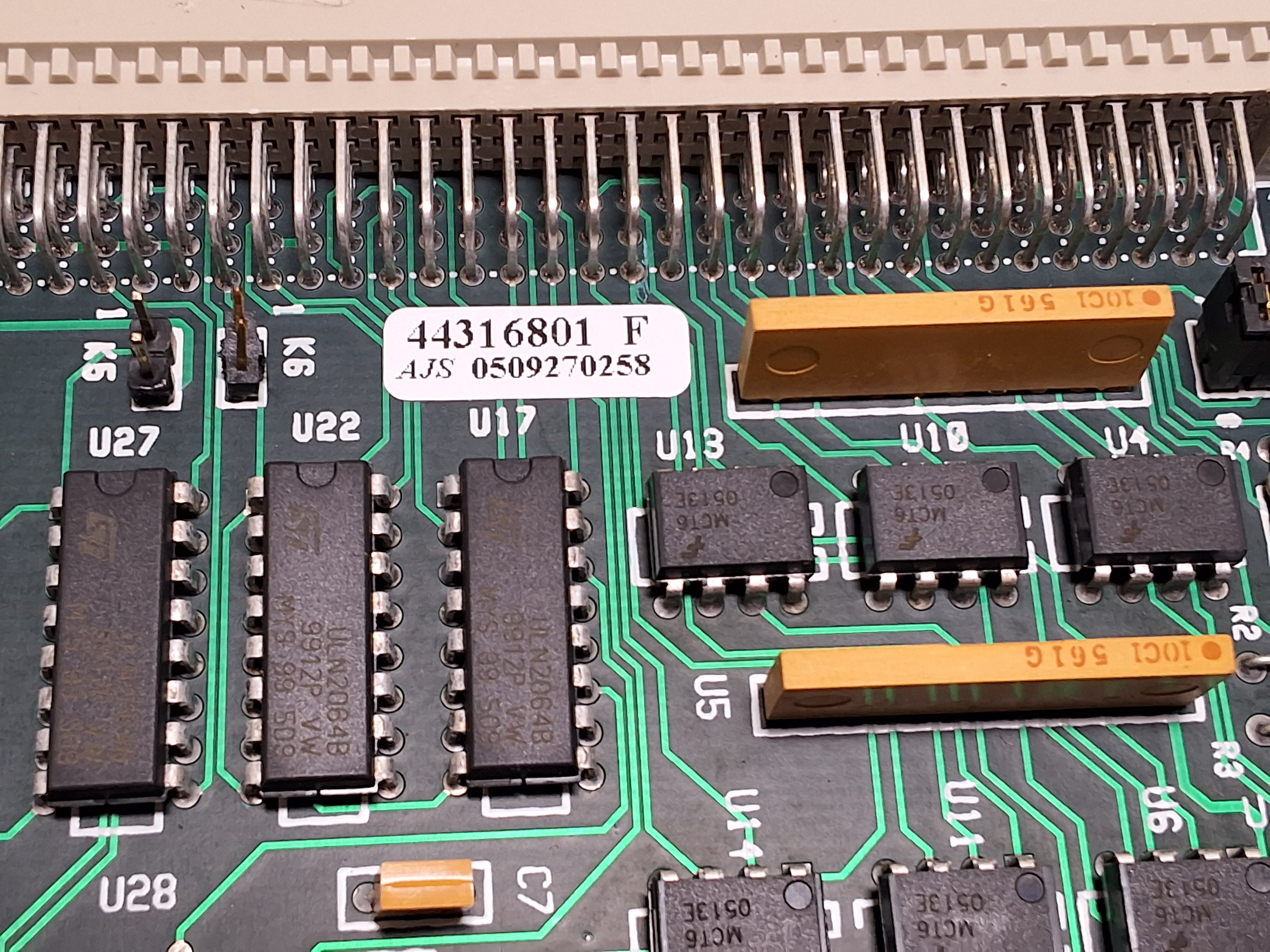 Used UNIVERSAL INSTRUMENTS 44316801 MM16 I/O ASM BOARD