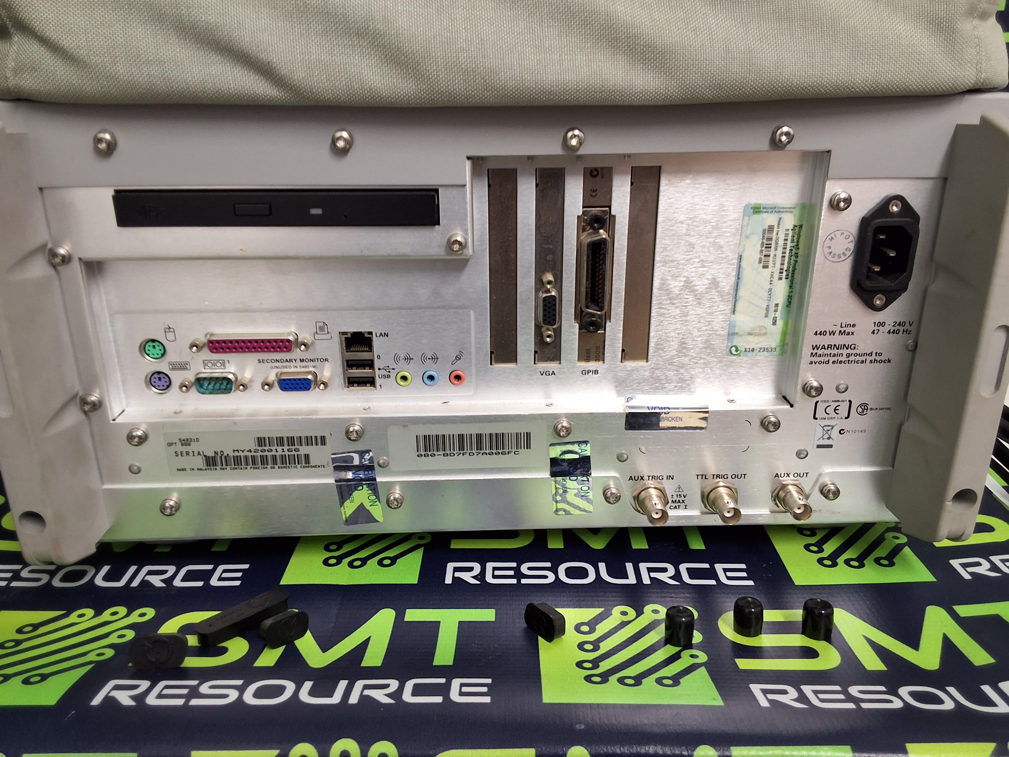 Used AGILENT INFINIIUM 54831D MSO 600 MHz 4 GSa/s